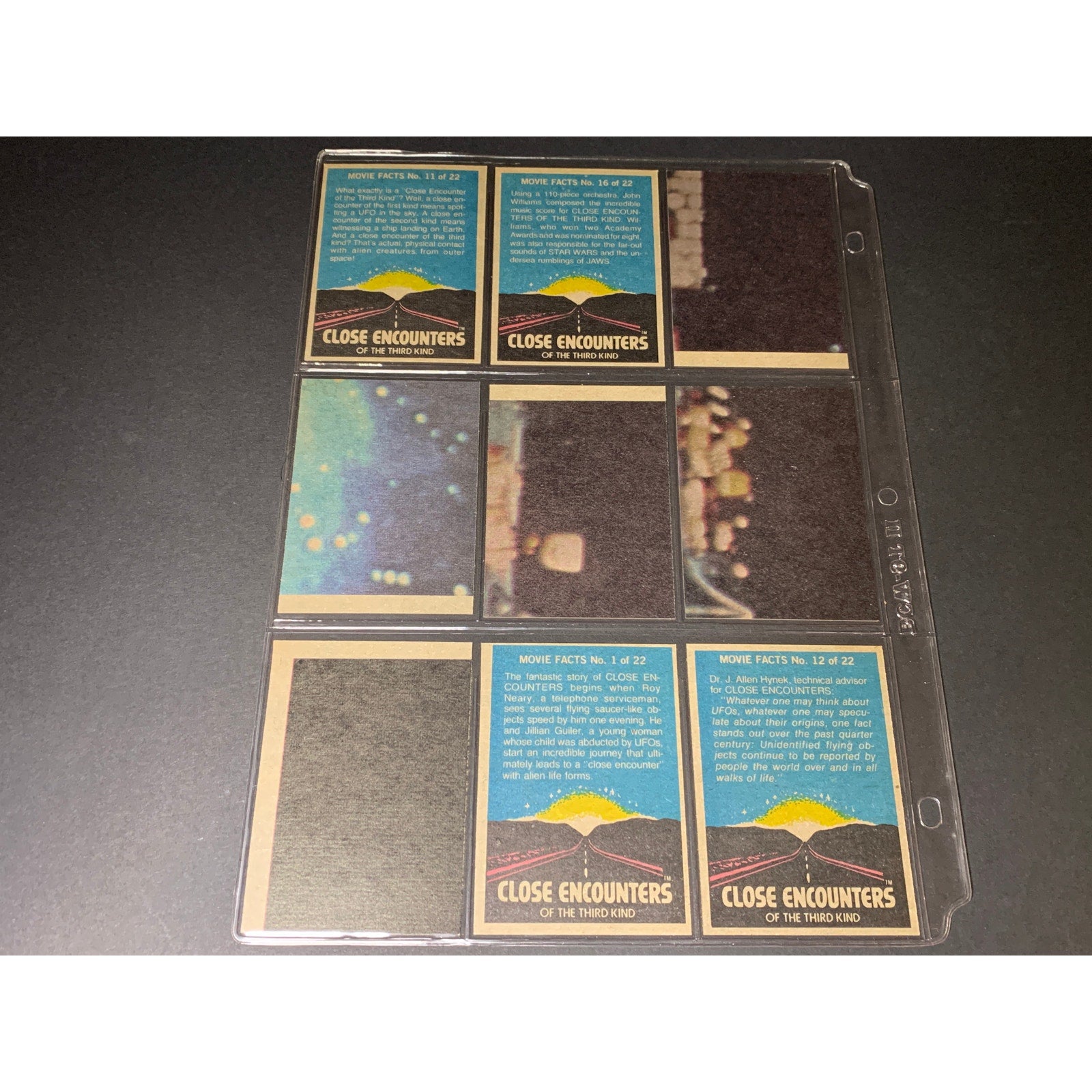 1978 Topps Close Encounters Of The Third Kind Card Set  + Stickers