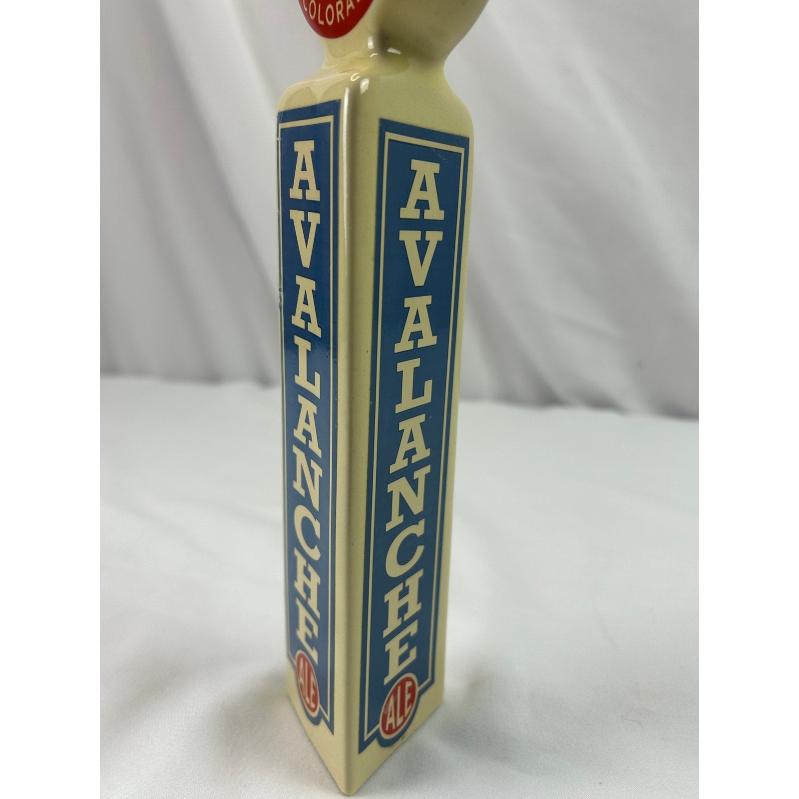 Breckenridge Brewery Avalanche Ale Beer Tap Handle Ceramic Colorado Breweriana