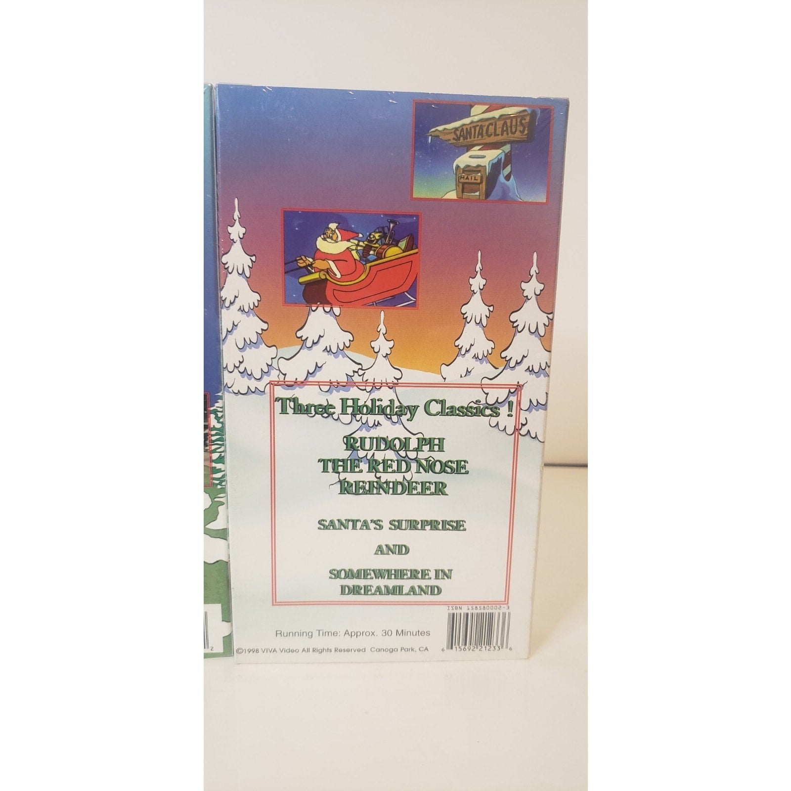 Christmas Kids VHS New Sealed Lot of 2 Rudolph & The Christmas Train