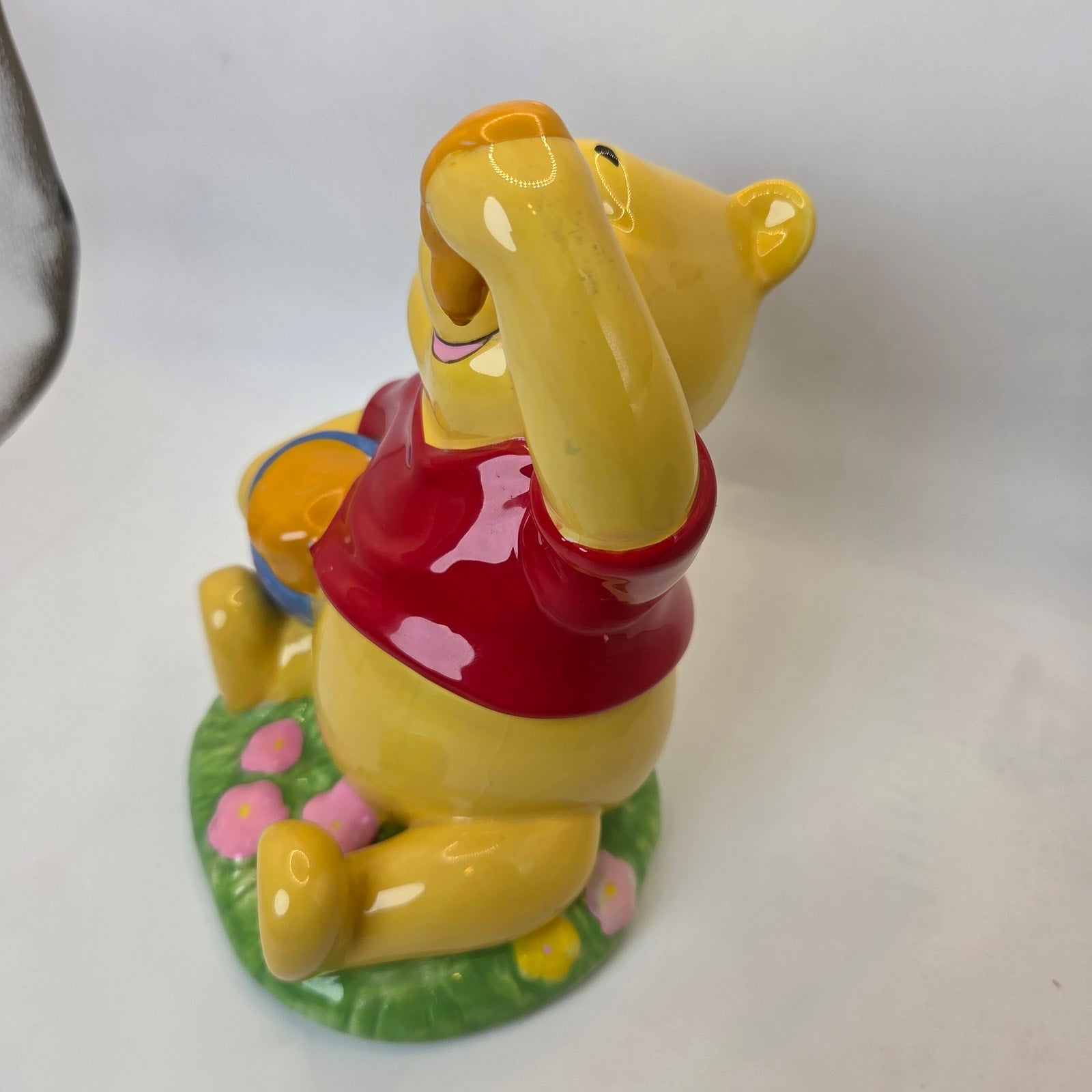 Disney Winnie the Pooh Enesco Ceramic Piggy Bank 8" Honey Pot Coin Bank