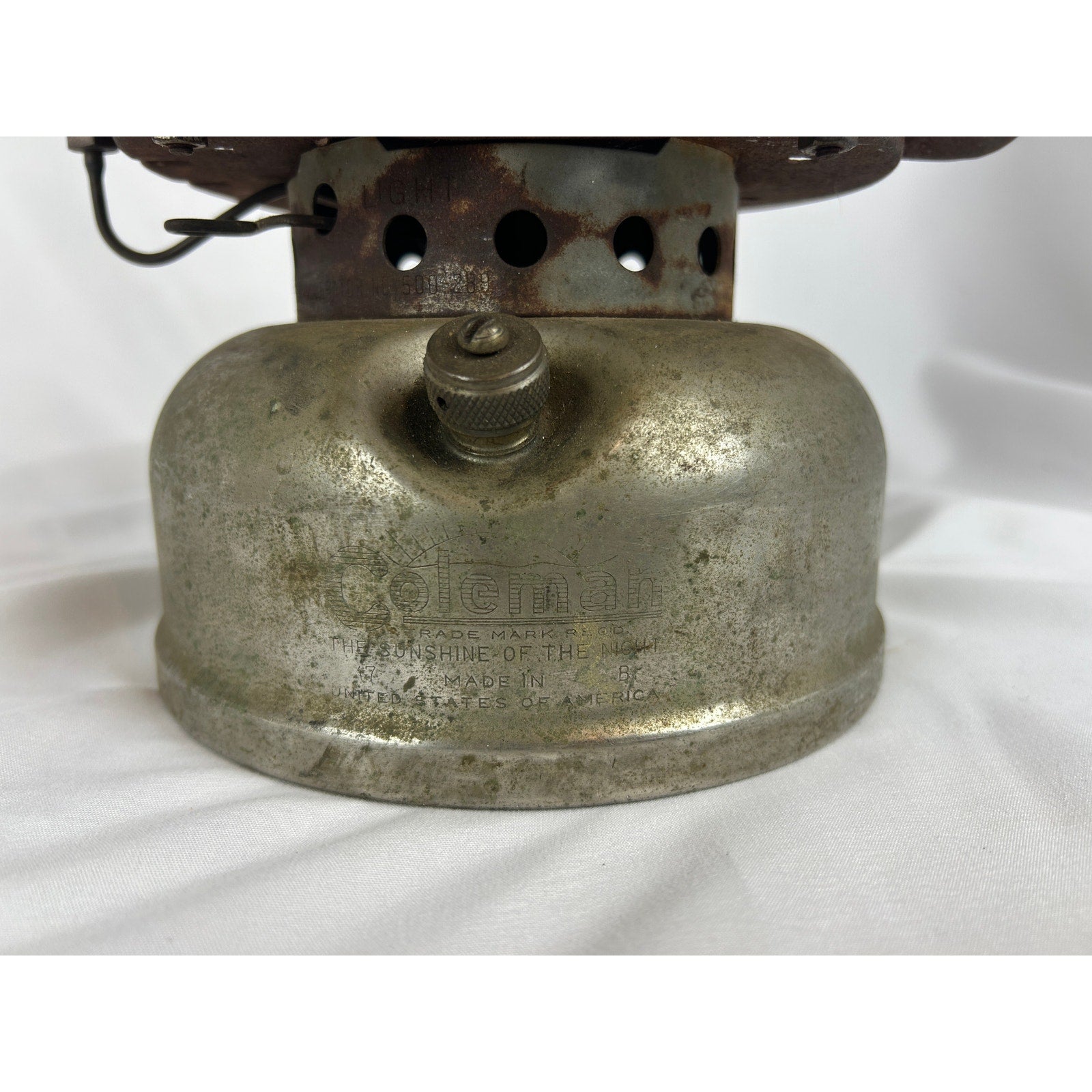 Vintage Coleman Model 47 Single Burner Camp Stove Hot Plate USA