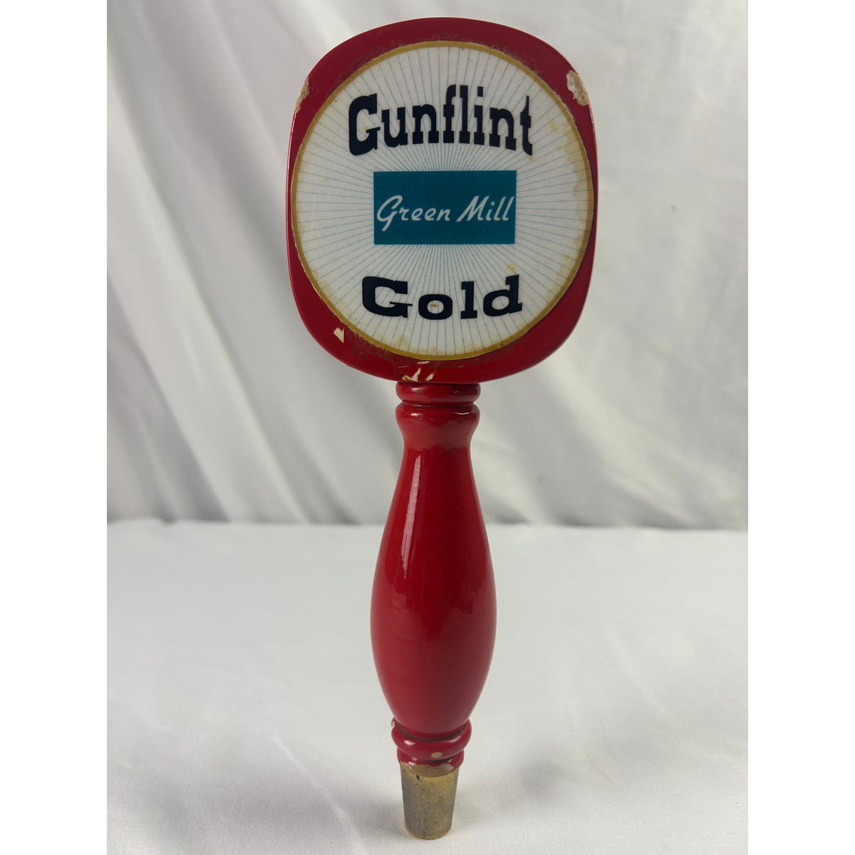 Green Mill Gunflint Gold Ale Beer Tap Handle Vintage Minnesota Brewpub Bar Decor