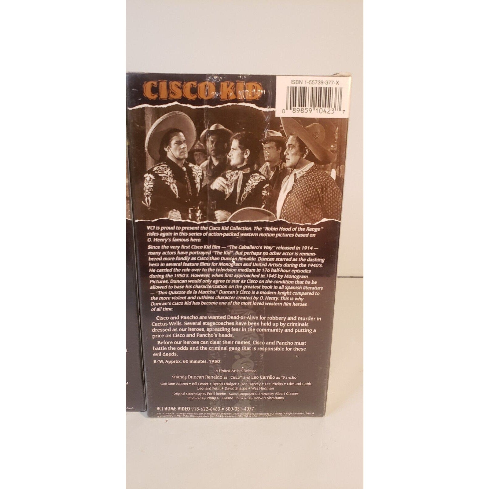 Cisco Kid VHS New Lot of 2 - South of Rio Grande/Girl From San Lorenzo