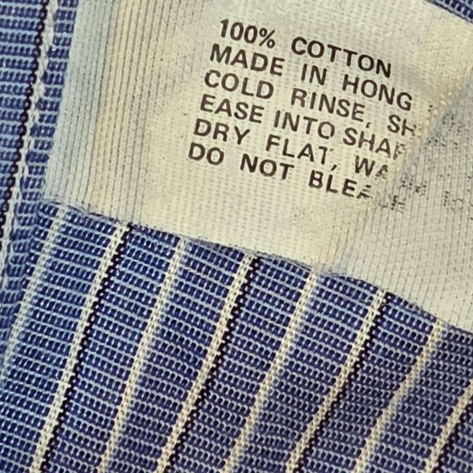 Giorgio Armani Le Collezioni Blue Stripe French Cuff Dress Shirt 17 34/35
