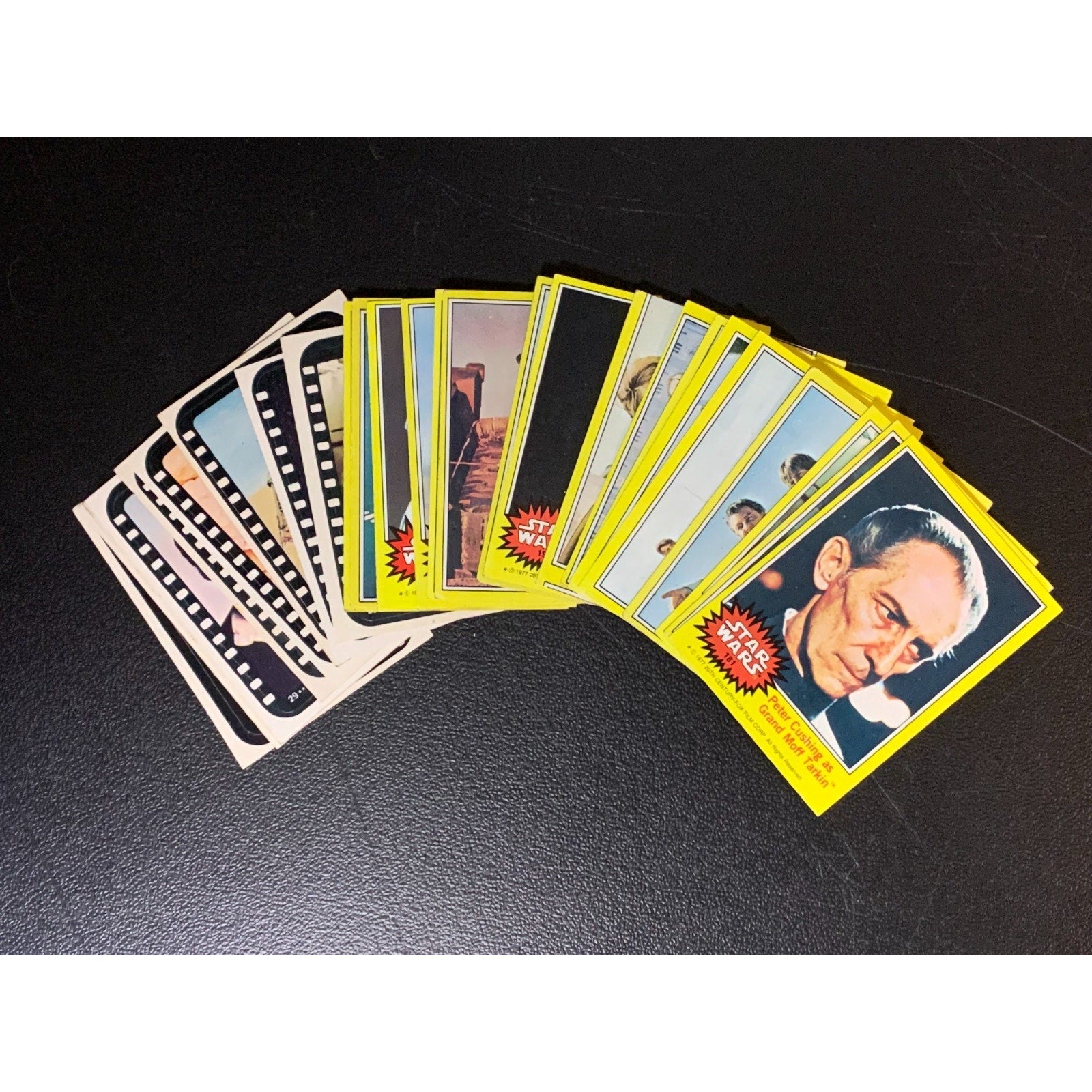 1977 Topps Star Wars Series 1 Yellow Complete Set with Stickers Excellent+