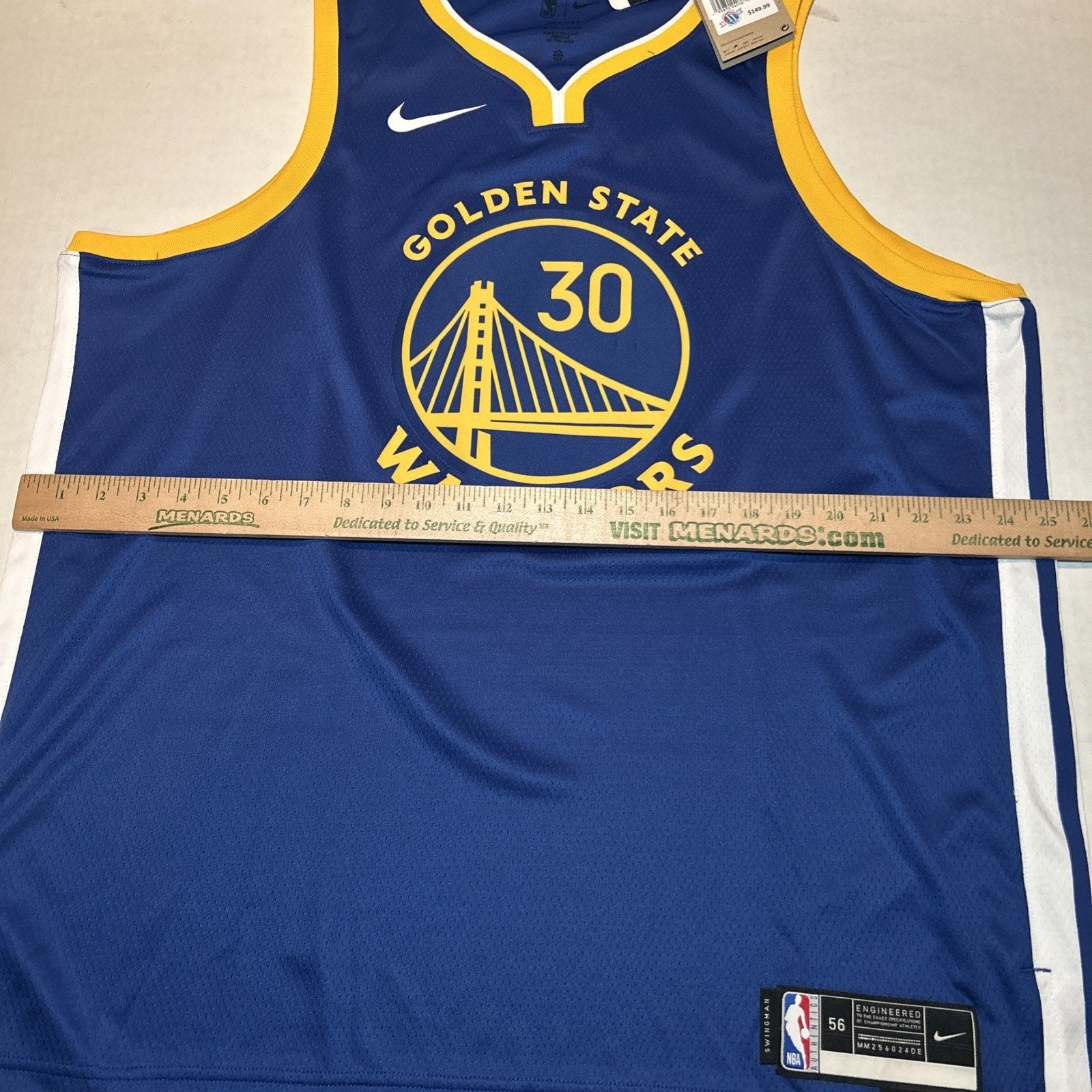 Steph Curry #30 Warriors Nike Jersey 2XL NBA NWT Icon Edition Basketball
