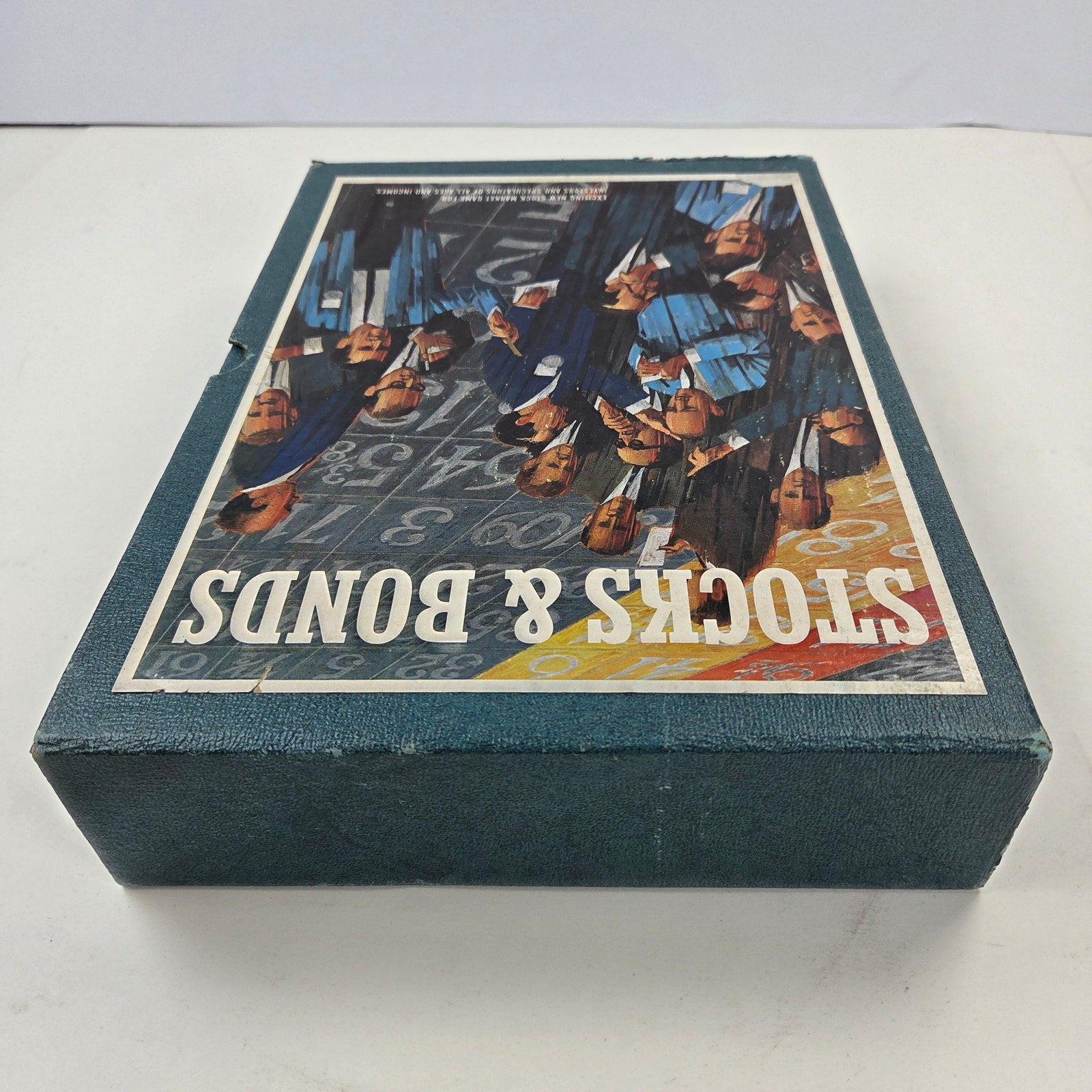 Vintage 1964 3M Bookshelf Game Stocks & Bonds Complete Investment Board Game