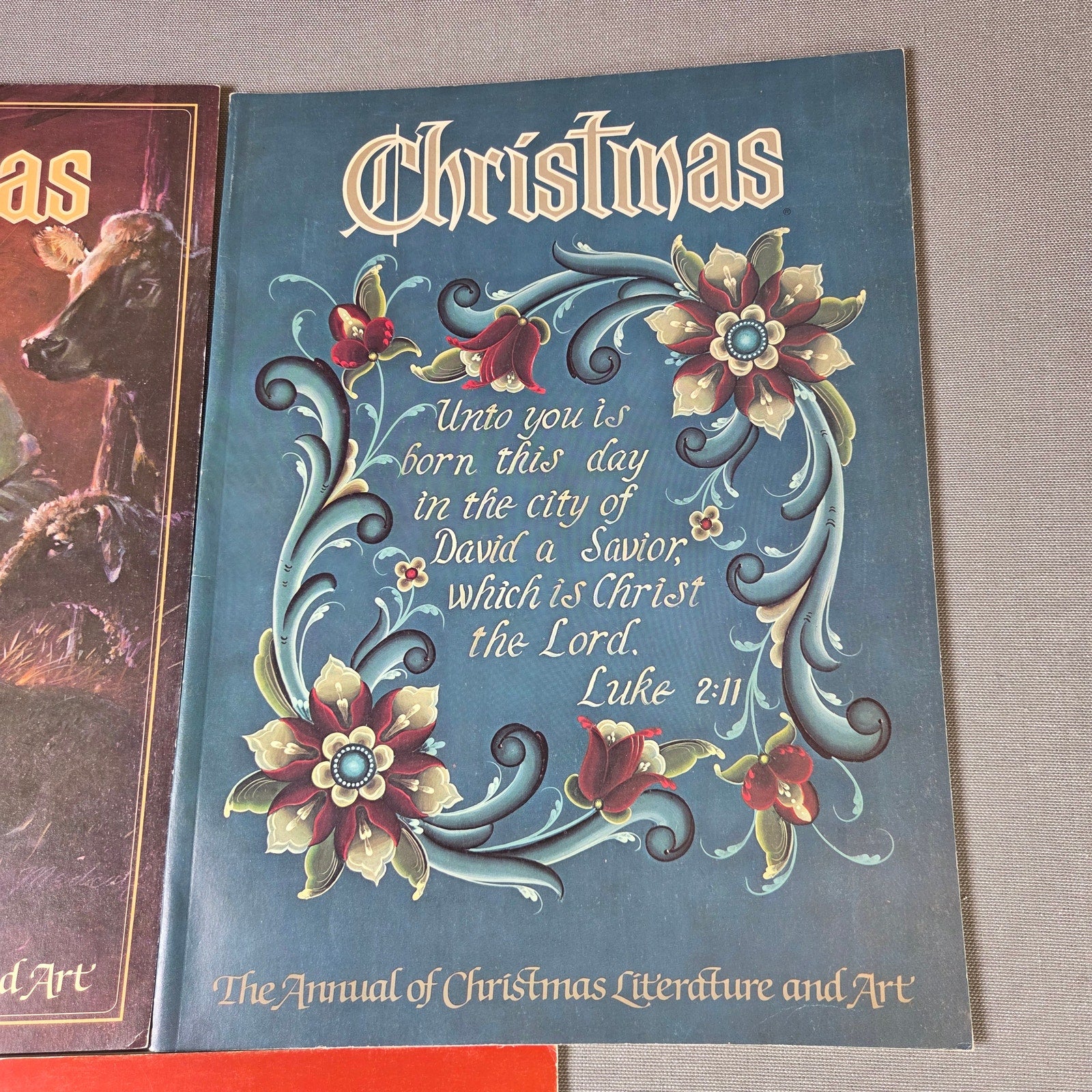 Christmas Annual Literature Art Vol 51 52 + Norges Jul 1982 Holiday Books