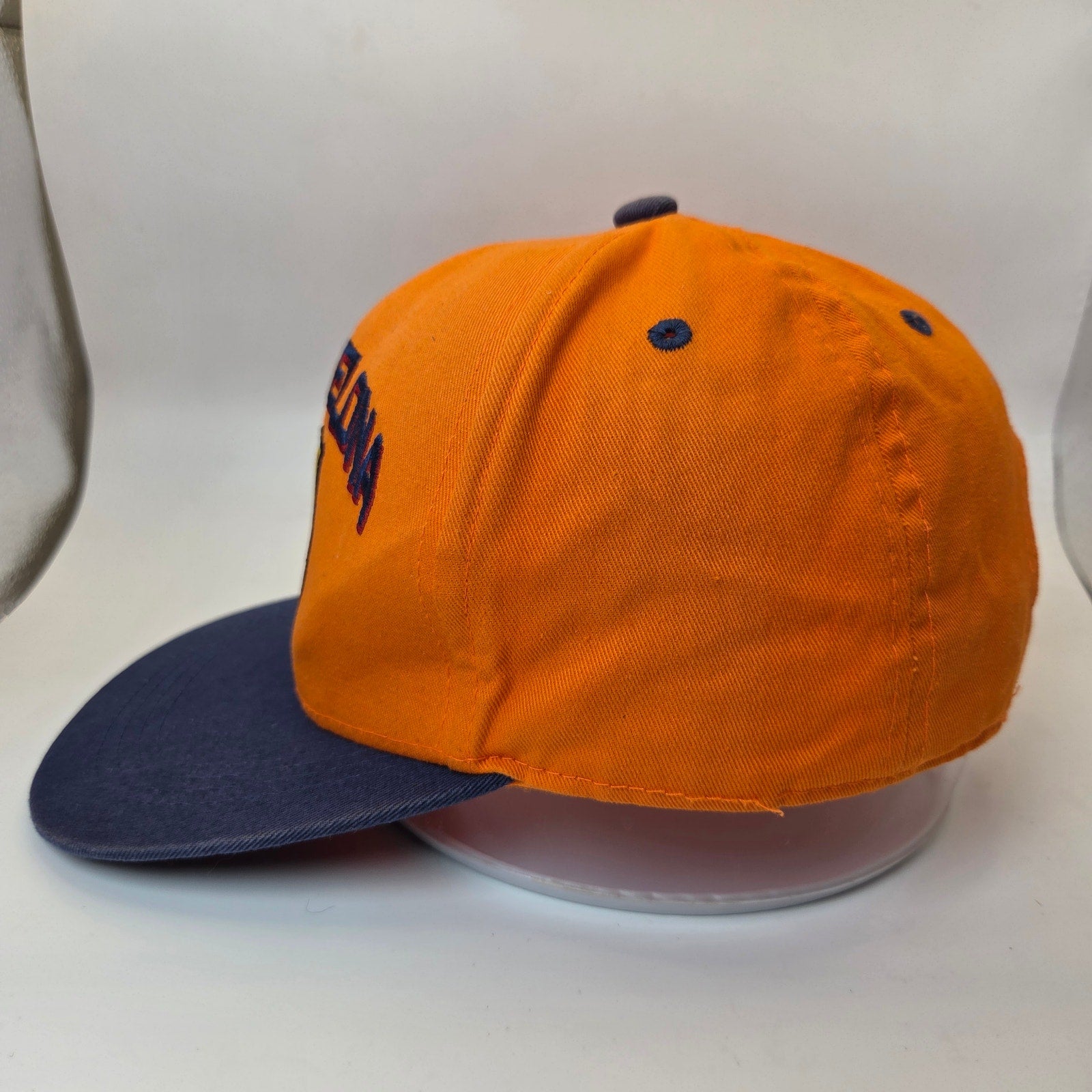 FC Barcelona Official Merchandise Snapback Hat Orange Blue FCB Soccer Cap OSFM