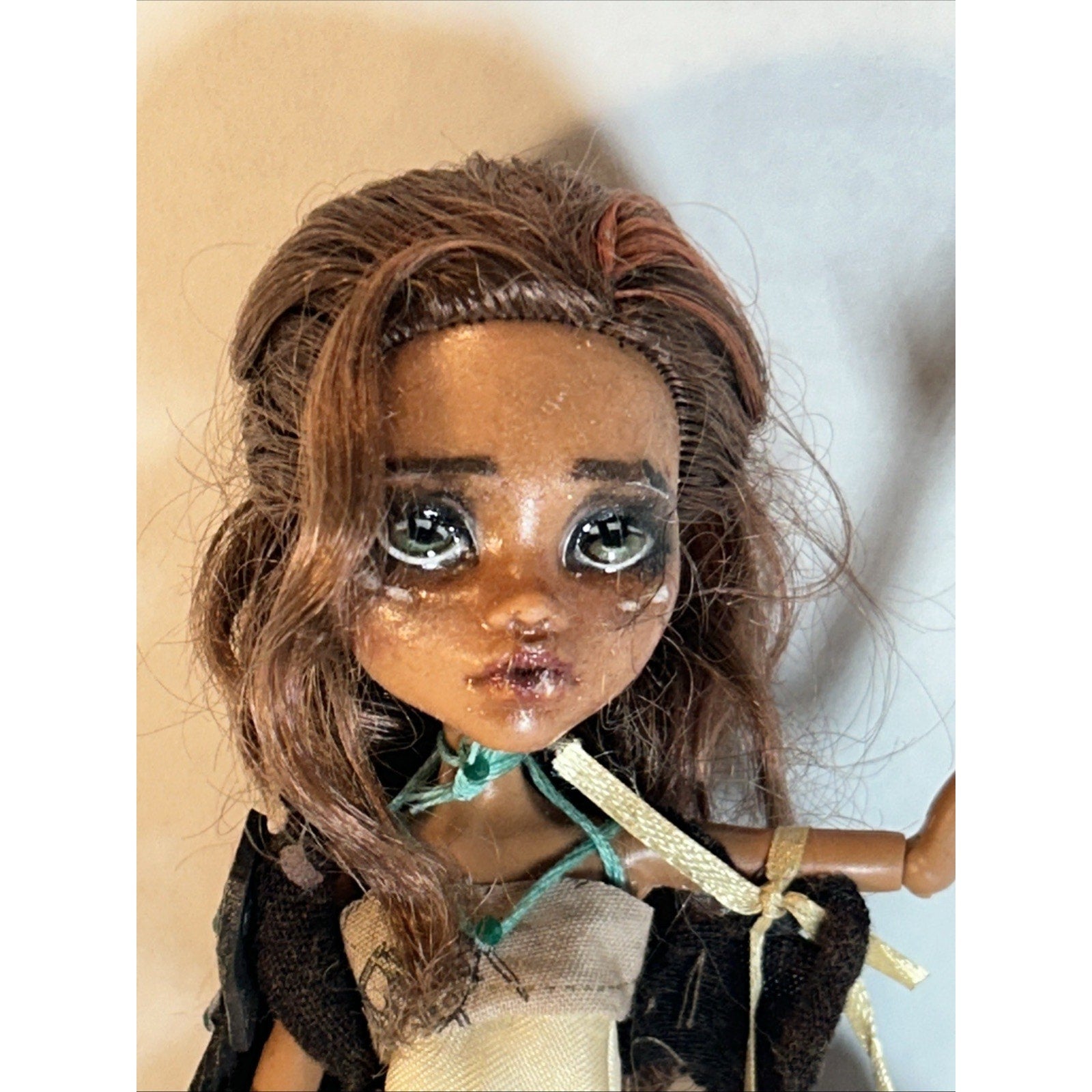 OOAK Custom Repaint Monster High Doll BJD With Steampunk or Cyberpunk Influence