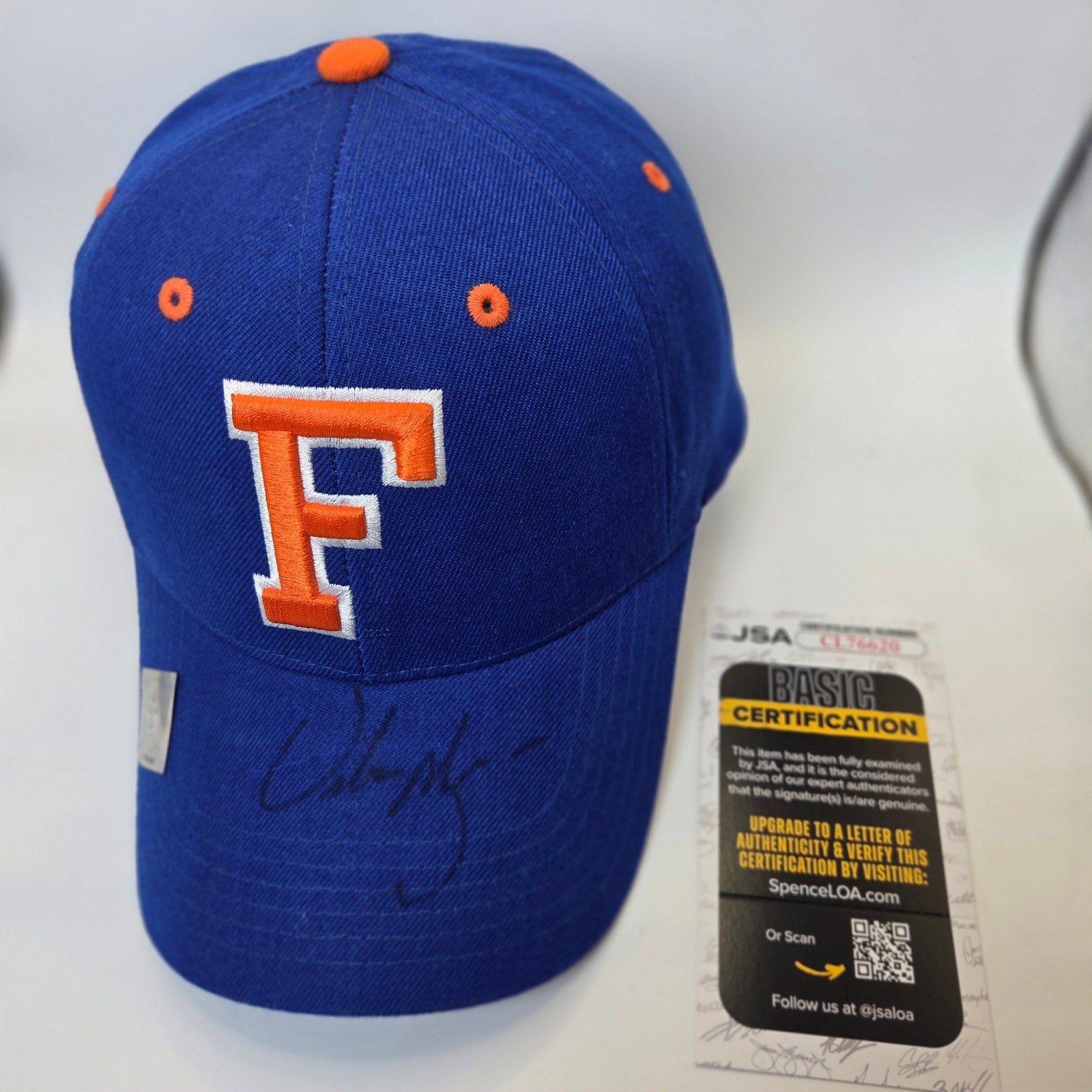 Urban Meyer Signed Florida Gators Top Of The World Hat JSA COA Autograph