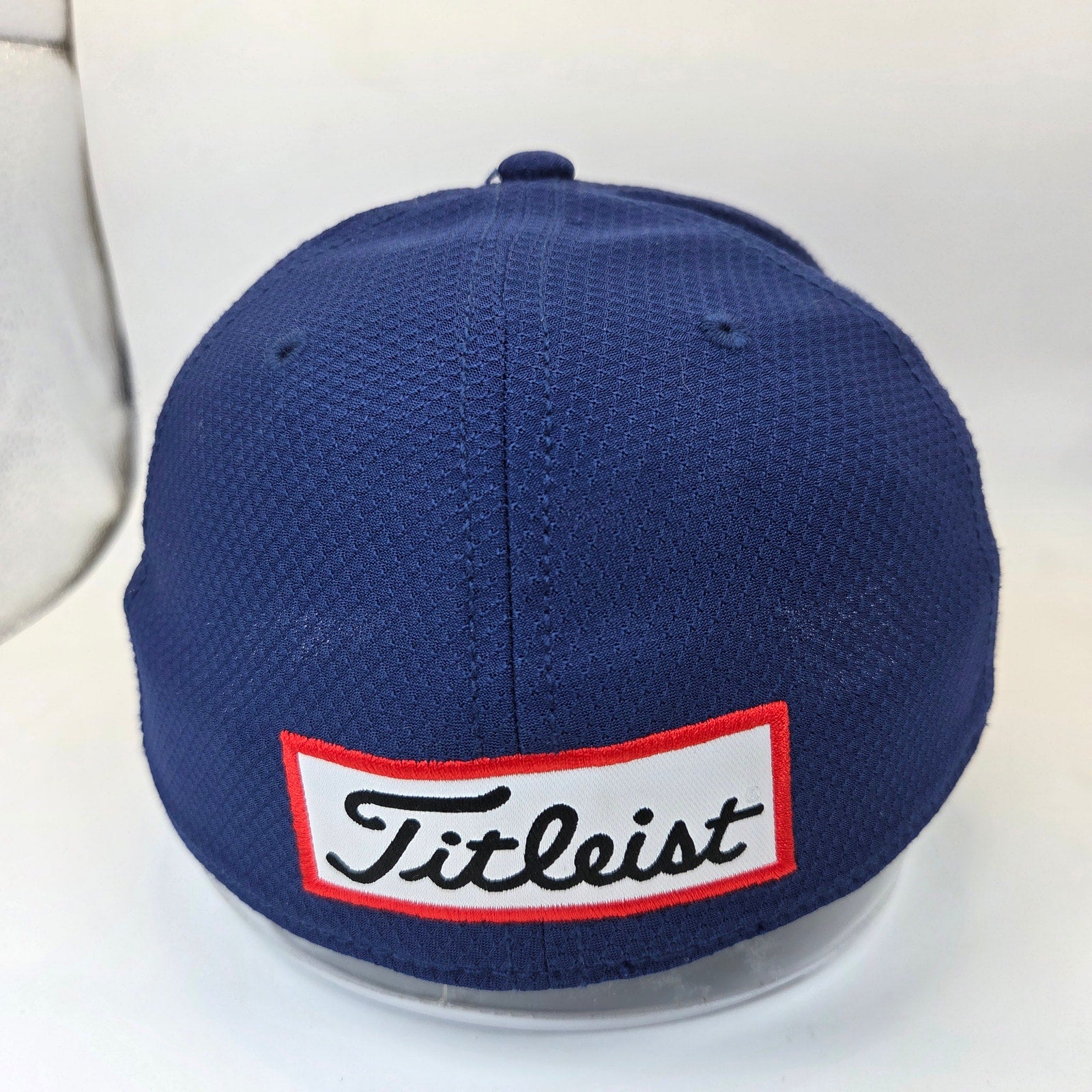 Titleist Pro V1 A-Flex Fitted Golf Cap Hat S/M Coolmax China FJ Logo Navy
