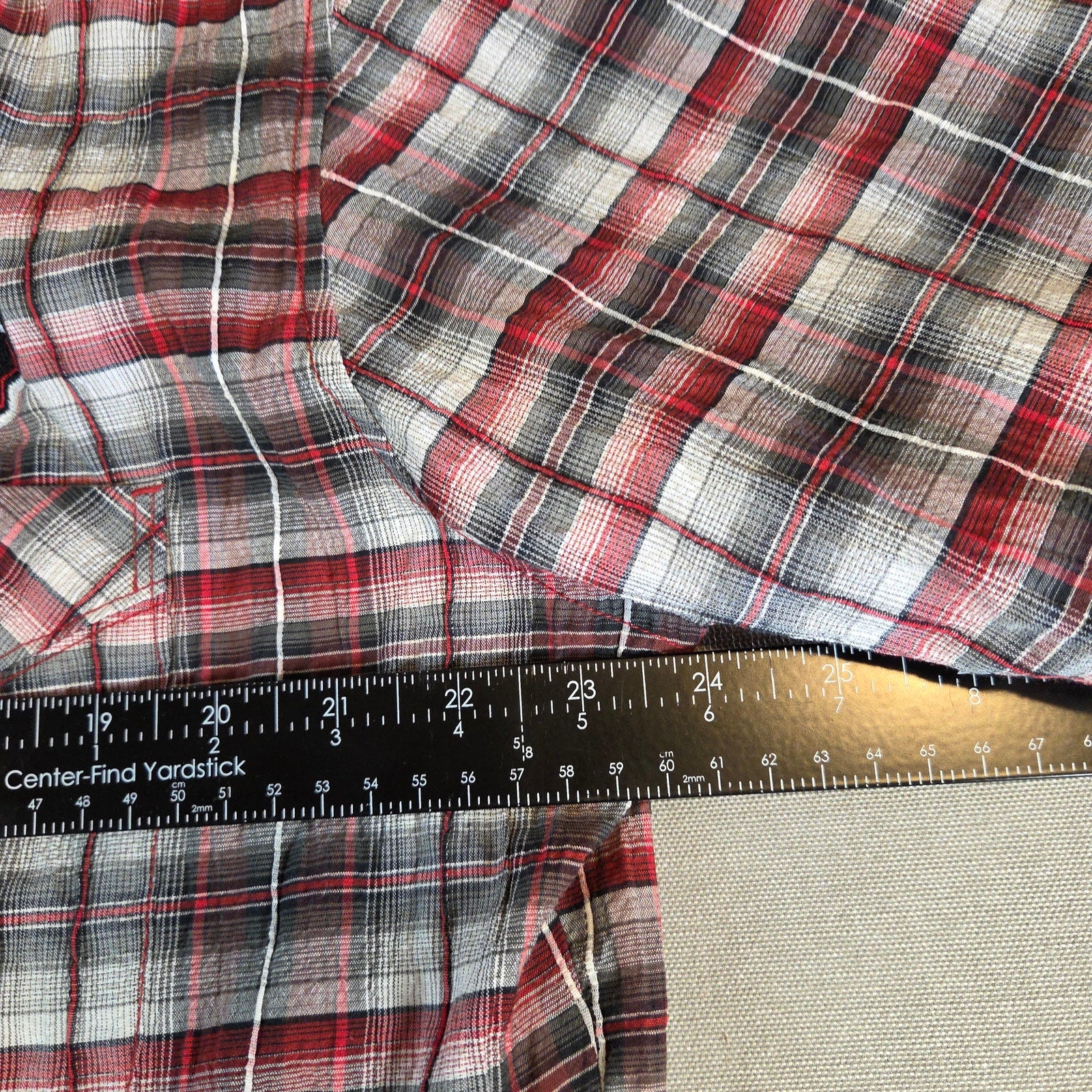 Kuhl Plaid Button Down Shirt XL Short Sleeve Jack Link’s Promo Embroidery
