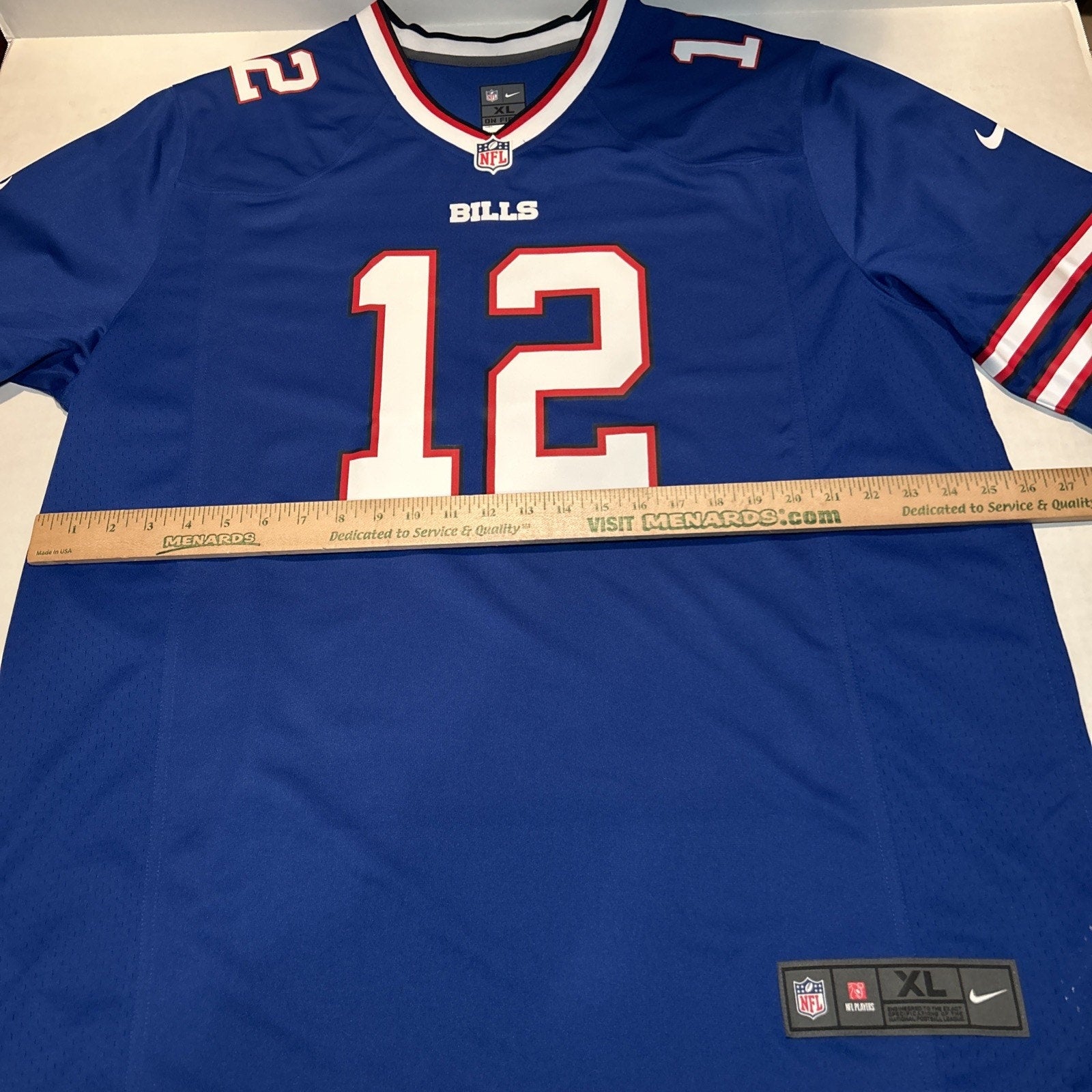 Jim Kelley #12 Buffalo Bills NFL Football Jersey Size XL