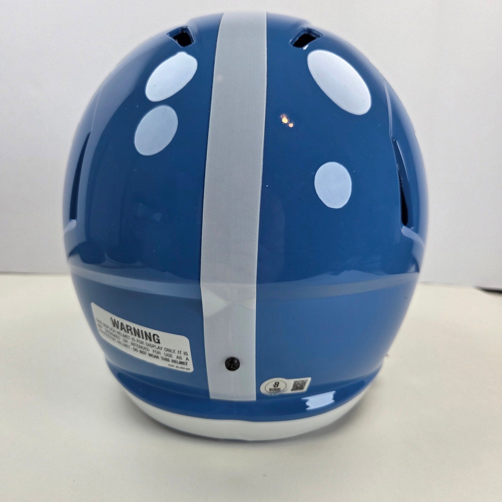 Warren Moon HOF 06 Signed Houston Oilers Riddell Speed Helmet BAS Witness FS