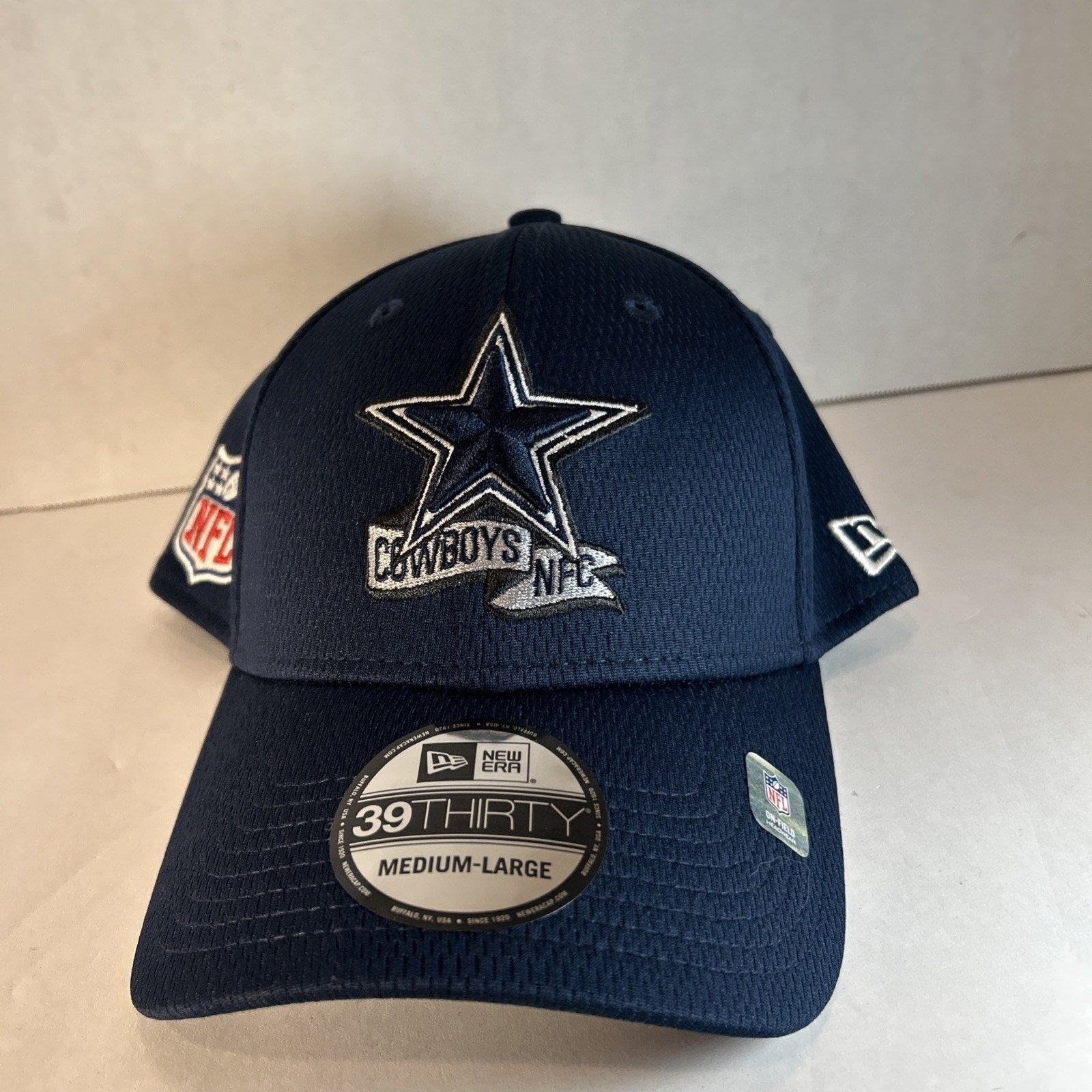 Dallas Cowboys New Era 39Thirty Medium/Large Navy Blue Hat