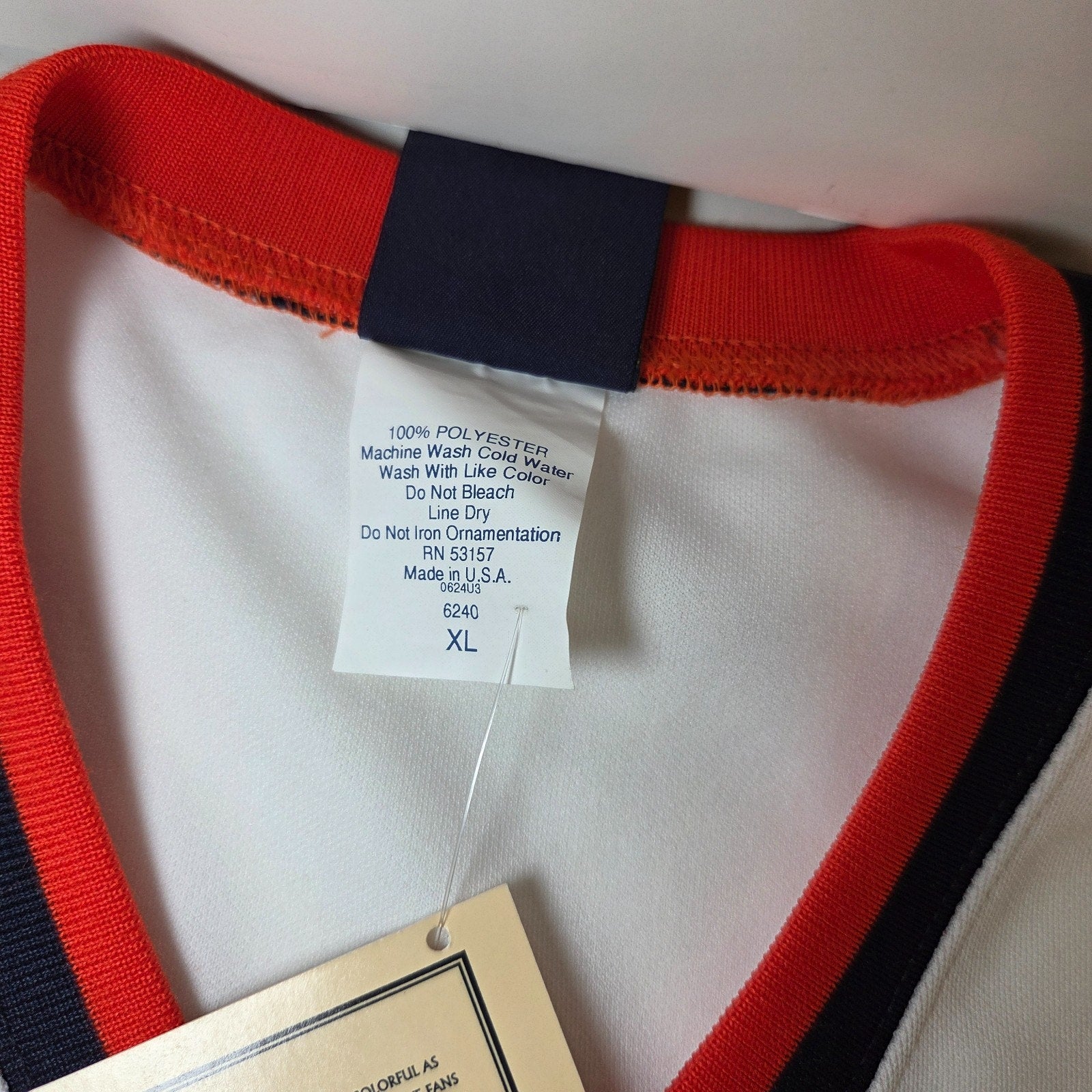 Nolan Ryan Auto Stat Jersey 19/34 NWT Astros XL COA MLB Majestic Rare