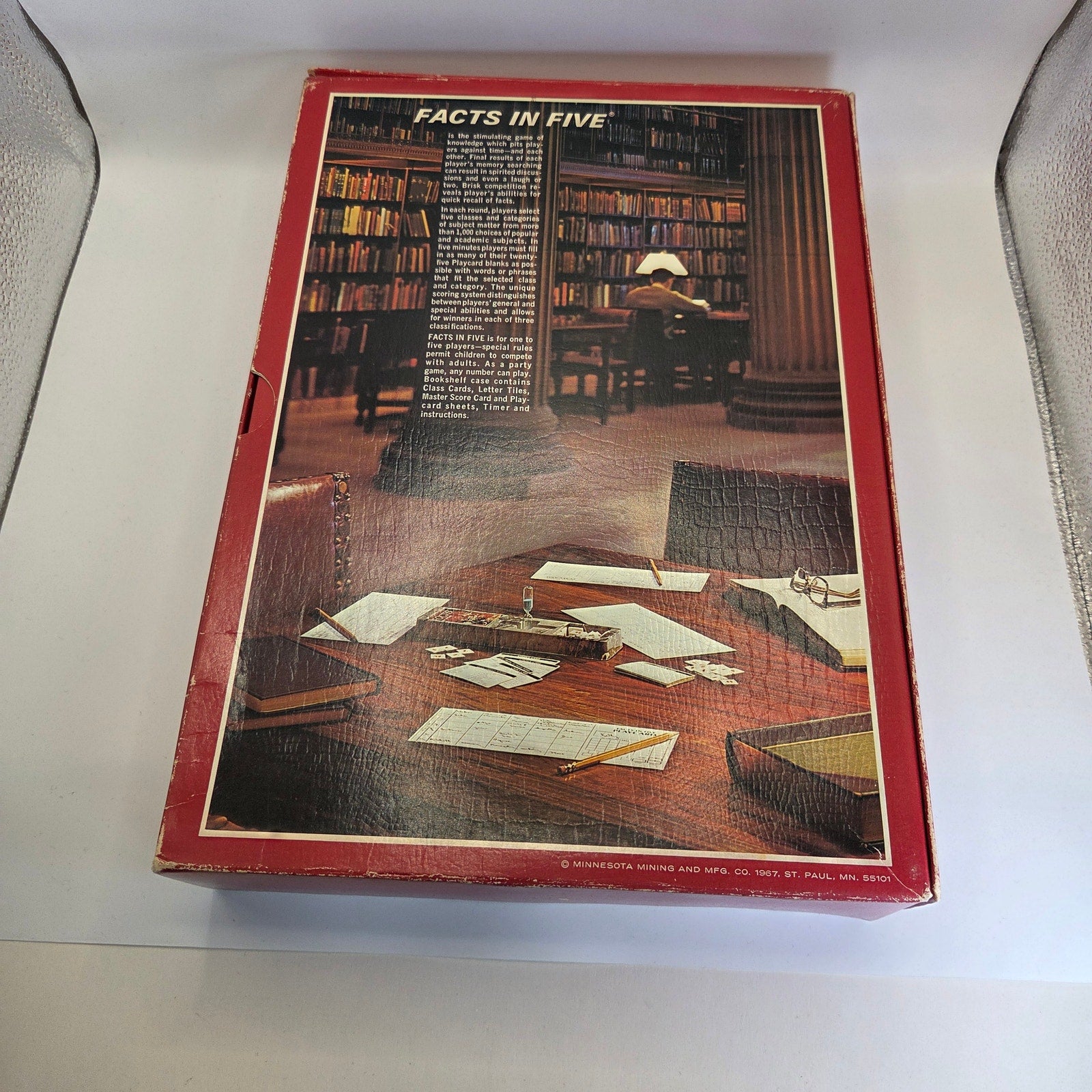 Vintage 1967 3M Facts in Five Board Game Complete – The Game of Knowledge