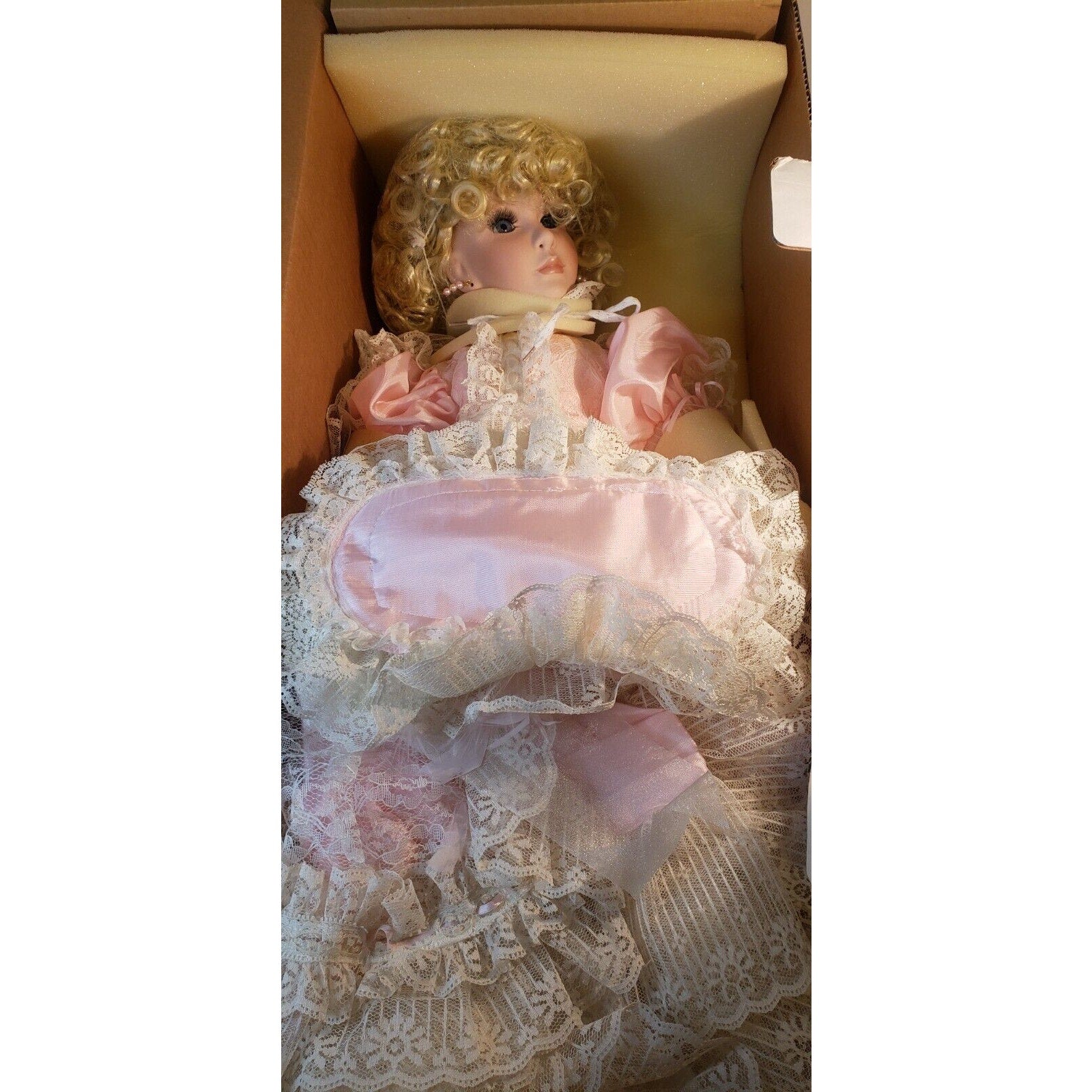 KAIS Janis Berard 27" Porcelain Doll Angela Ltd Ed 194/1000 w/ COA & Box