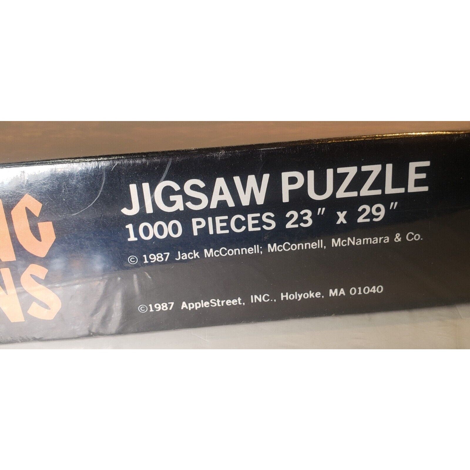 Vintage 1987 Apple Street Changing Seasons 1000 Pc Puzzle 23x29 Sealed