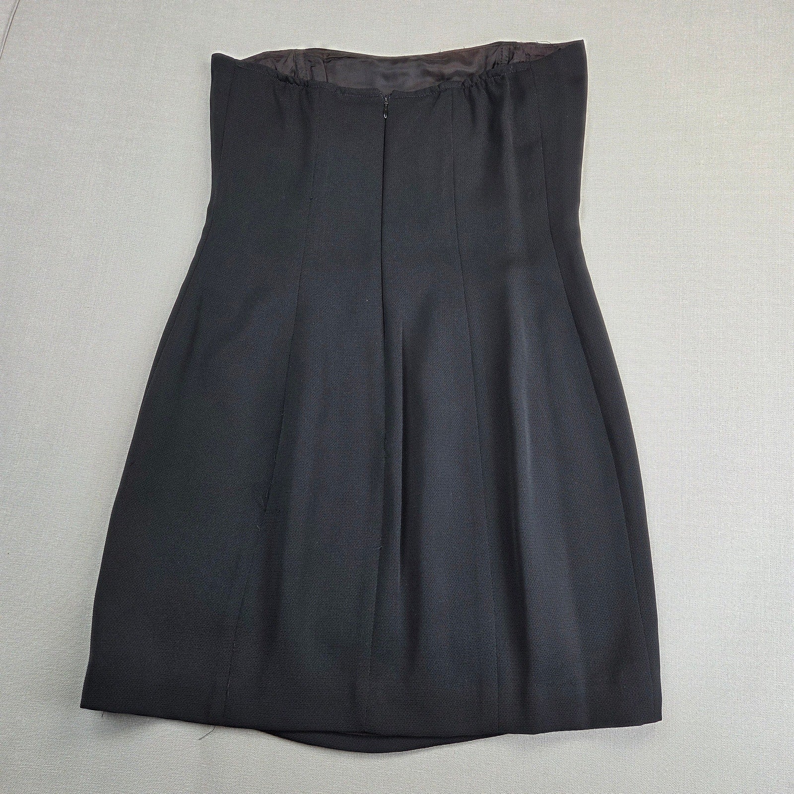 Hugo Buscati Collection Strapless Sheath Little Black Dress USA Womens 10