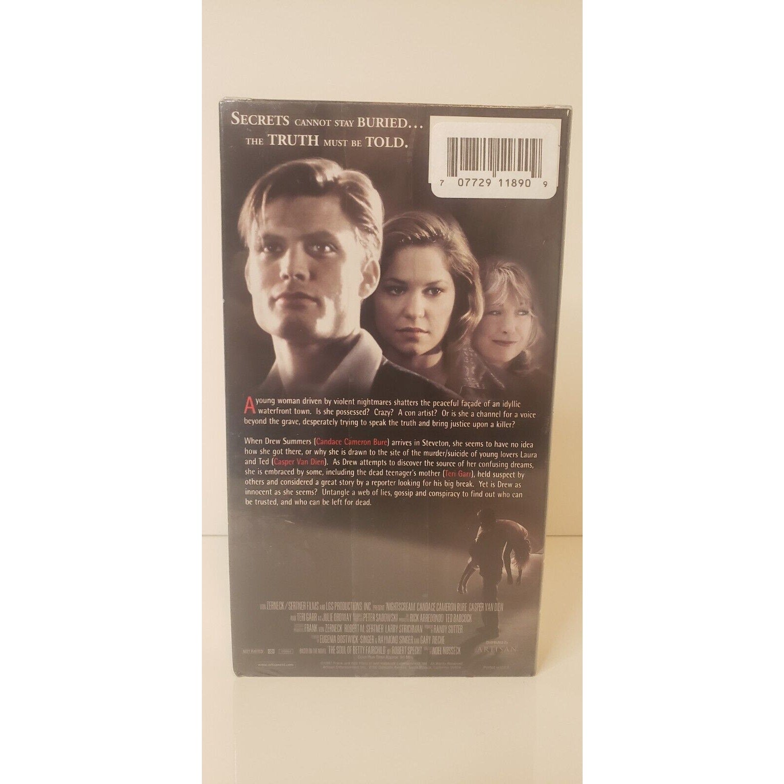 Night Scream VHS New Sealed 2001 Candace Cameron Bure Casper Van Dien