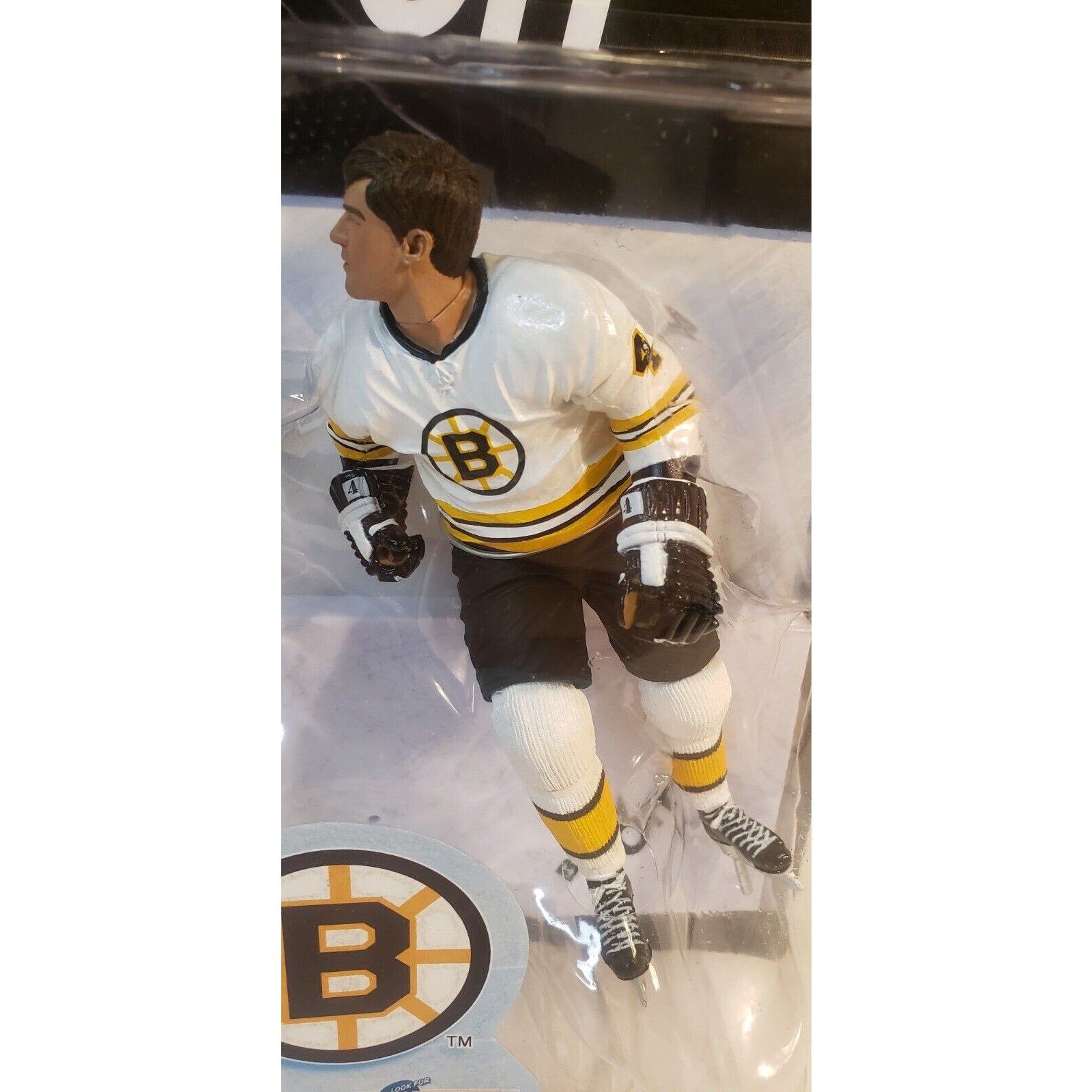 Bobby Orr McFarlane Series 23 Boston Bruins Figure White Jersey /1000 Bronze