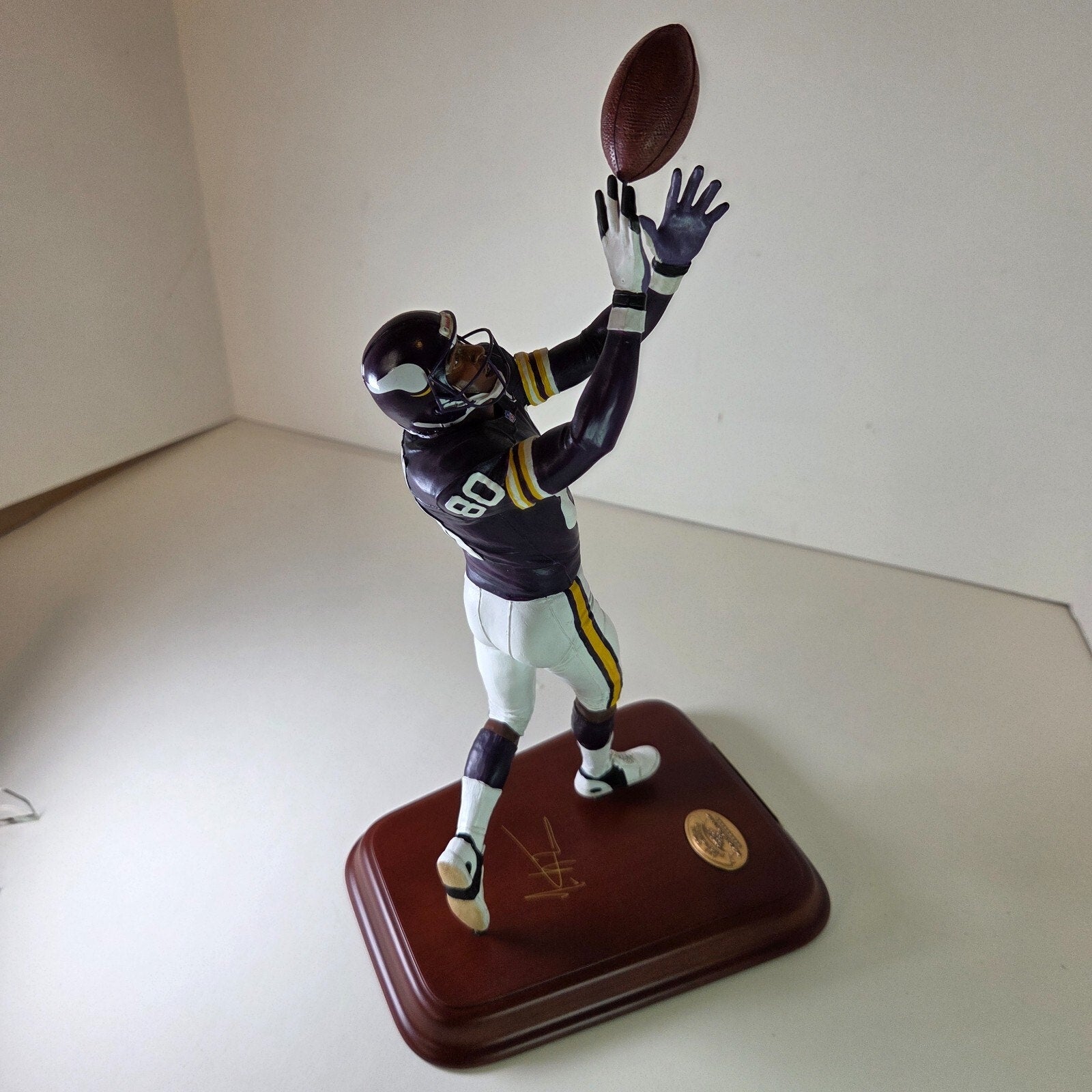 Cris Carter Danbury Mint Minnesota Vikings Figurine w/COA NFL Legends 2002