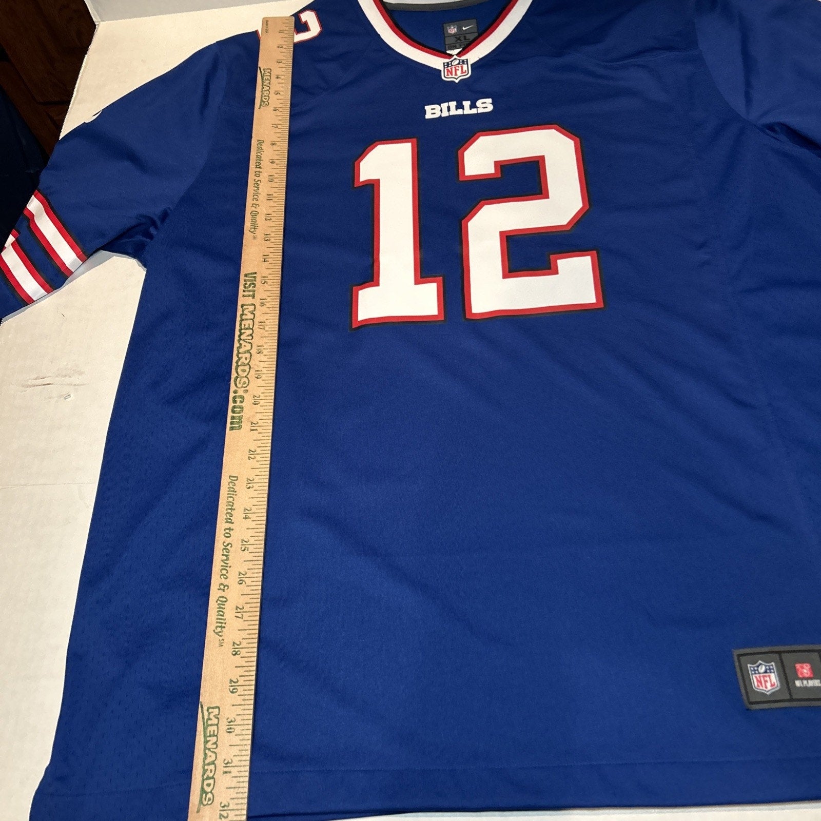 Jim Kelley #12 Buffalo Bills NFL Football Jersey Size XL