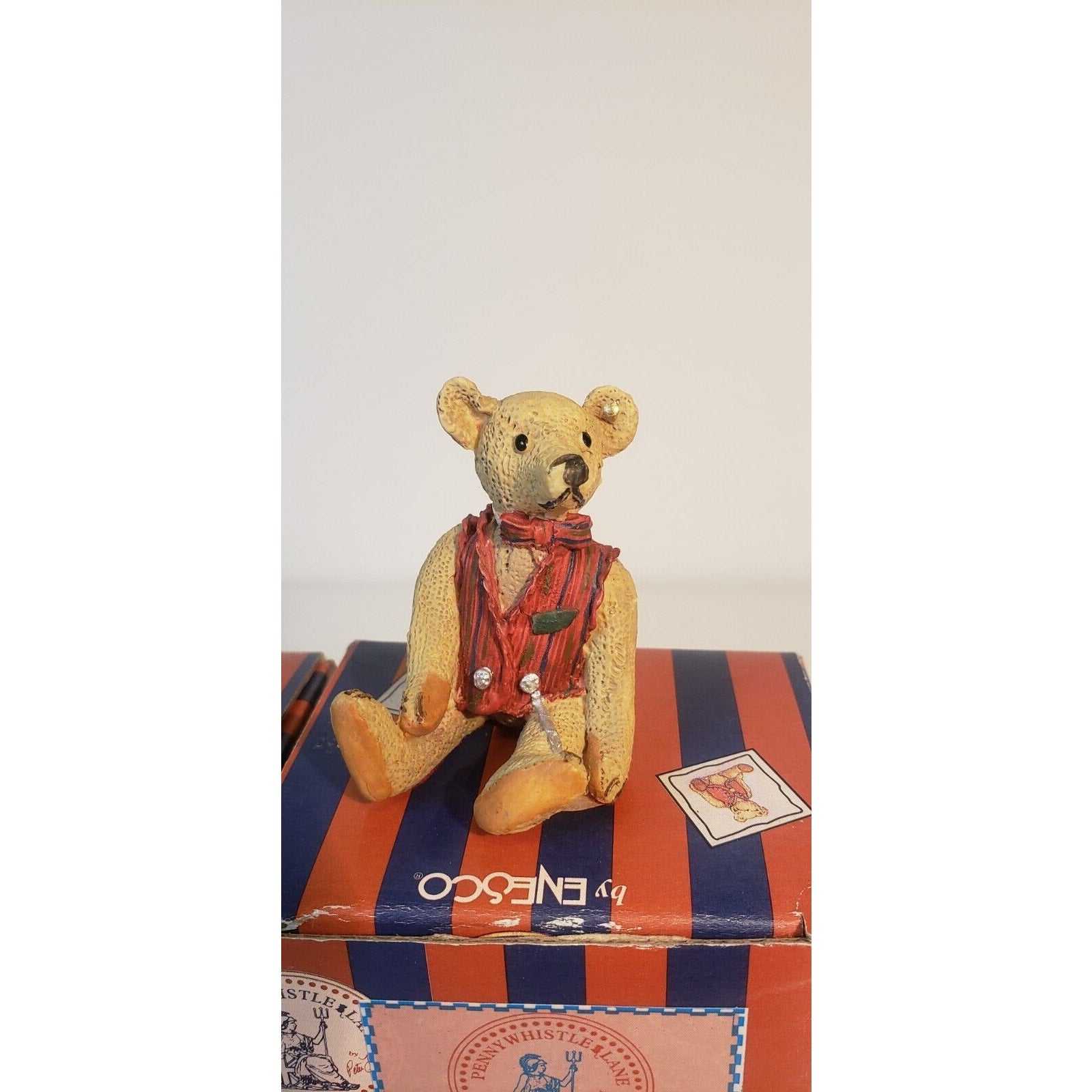 Enesco Pennywhistle Lane Lot of 3 - Stanley Bear, Jangles the Jester, Sam Monkey