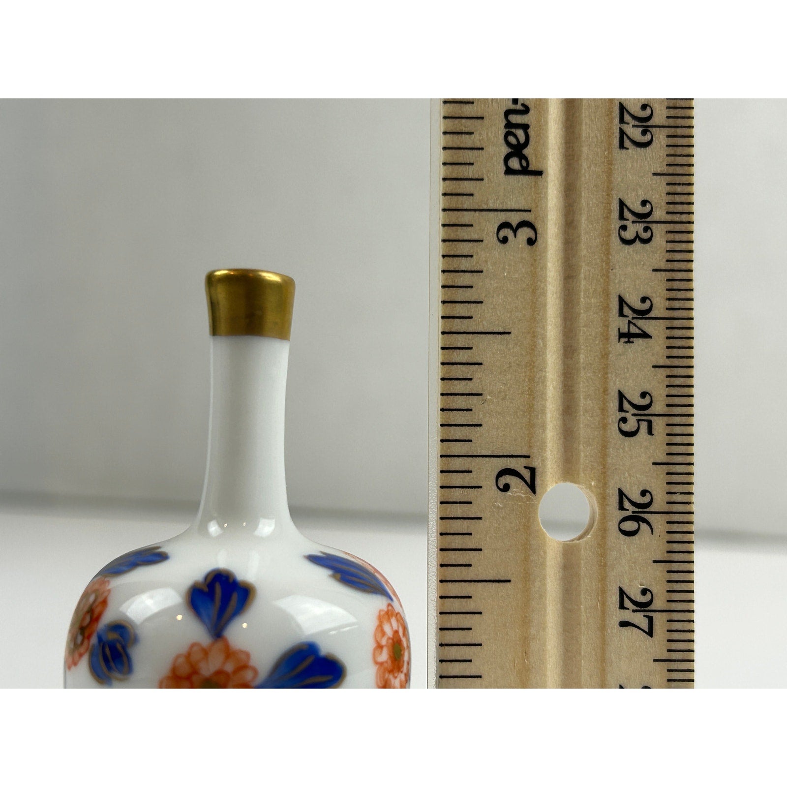 Limoges France Perfume Bottle Trinket Box Charmat Hand Painted Porcelain