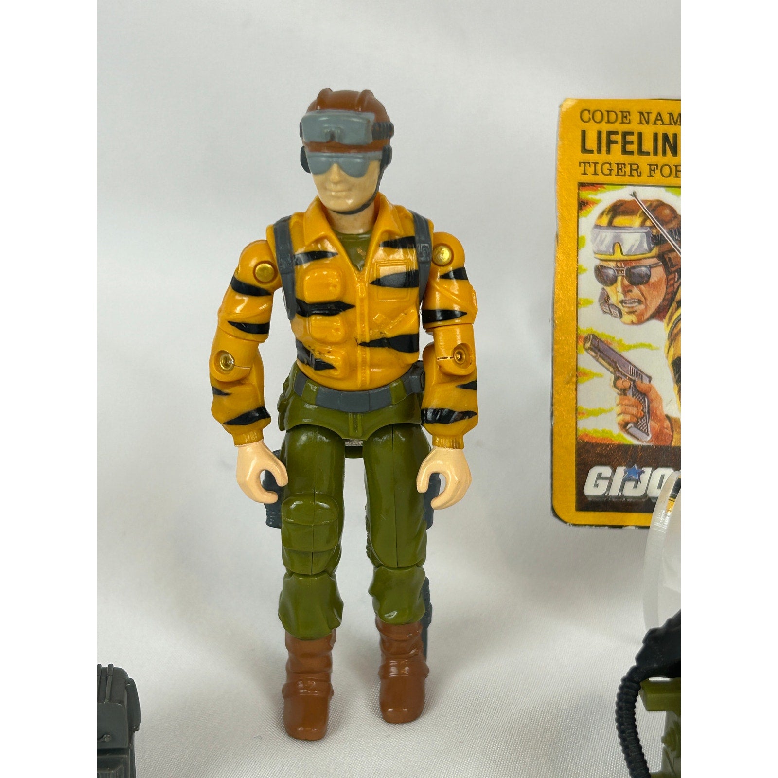 GI Joe Lifeline Tiger Force Medic Figure with File Card and Accessories