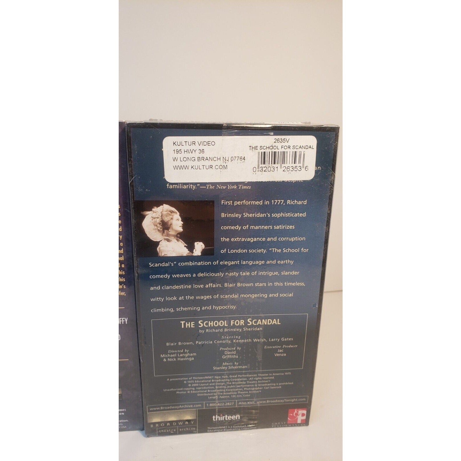 Broadway Theatre Archive VHS Lot 3 Sealed Scarecrow Gene Wilder + 2 More OOP