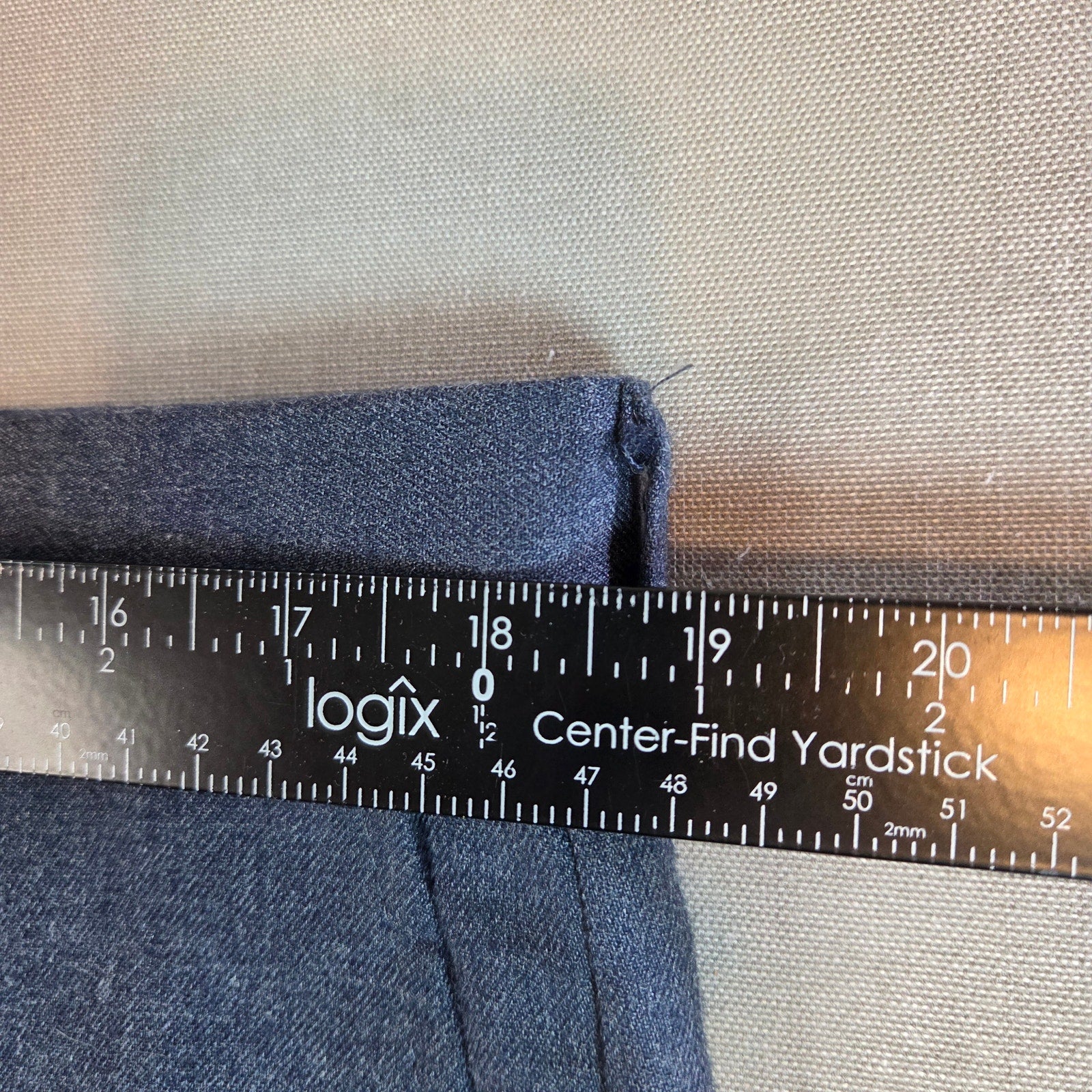 Vintage 1970s B.P. Britches Blue Dress Slacks 38x27 Wool Blend USA Made