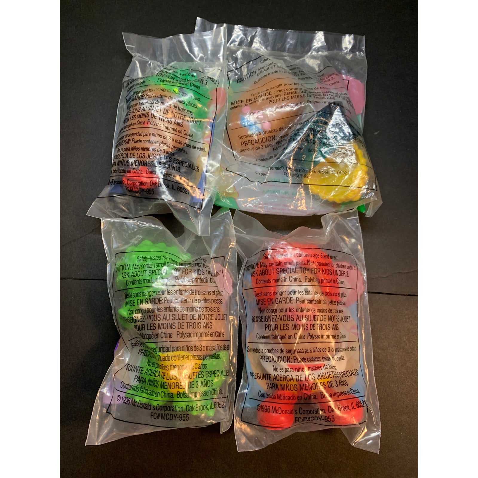 1995 1996 1998 McDonald's Halloween Happy Meal Toys Lot Of 12 Sealed Loose