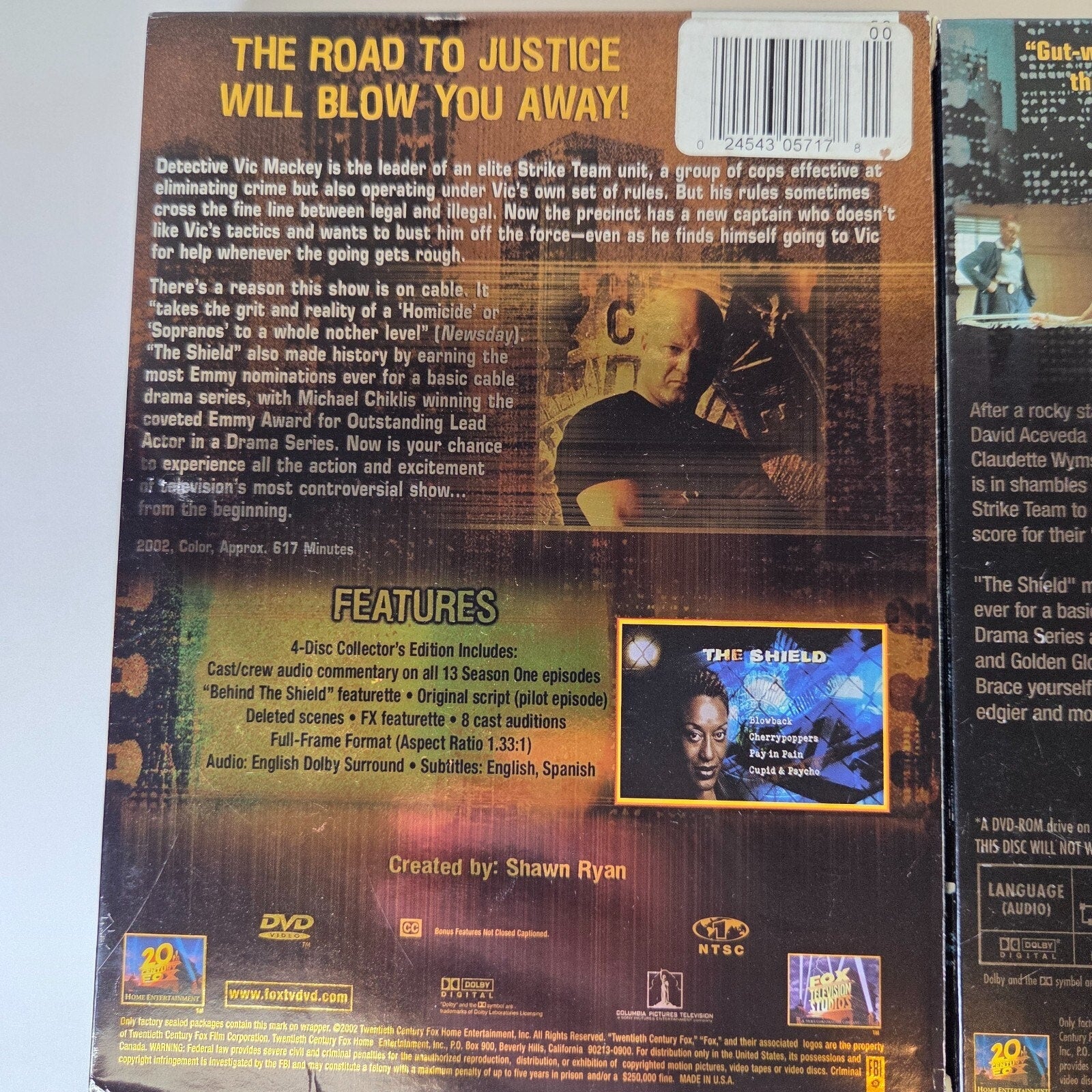 The Shield Season 1 & 2 FX