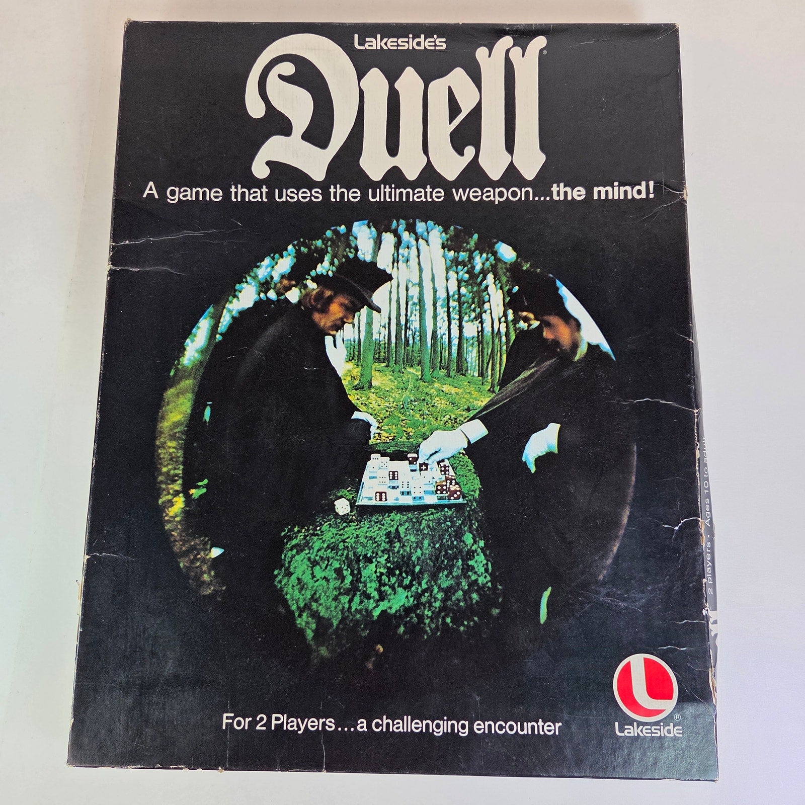 Vintage 1976 Lakeside Duell Board Game Complete Dice Strategy 2 Player