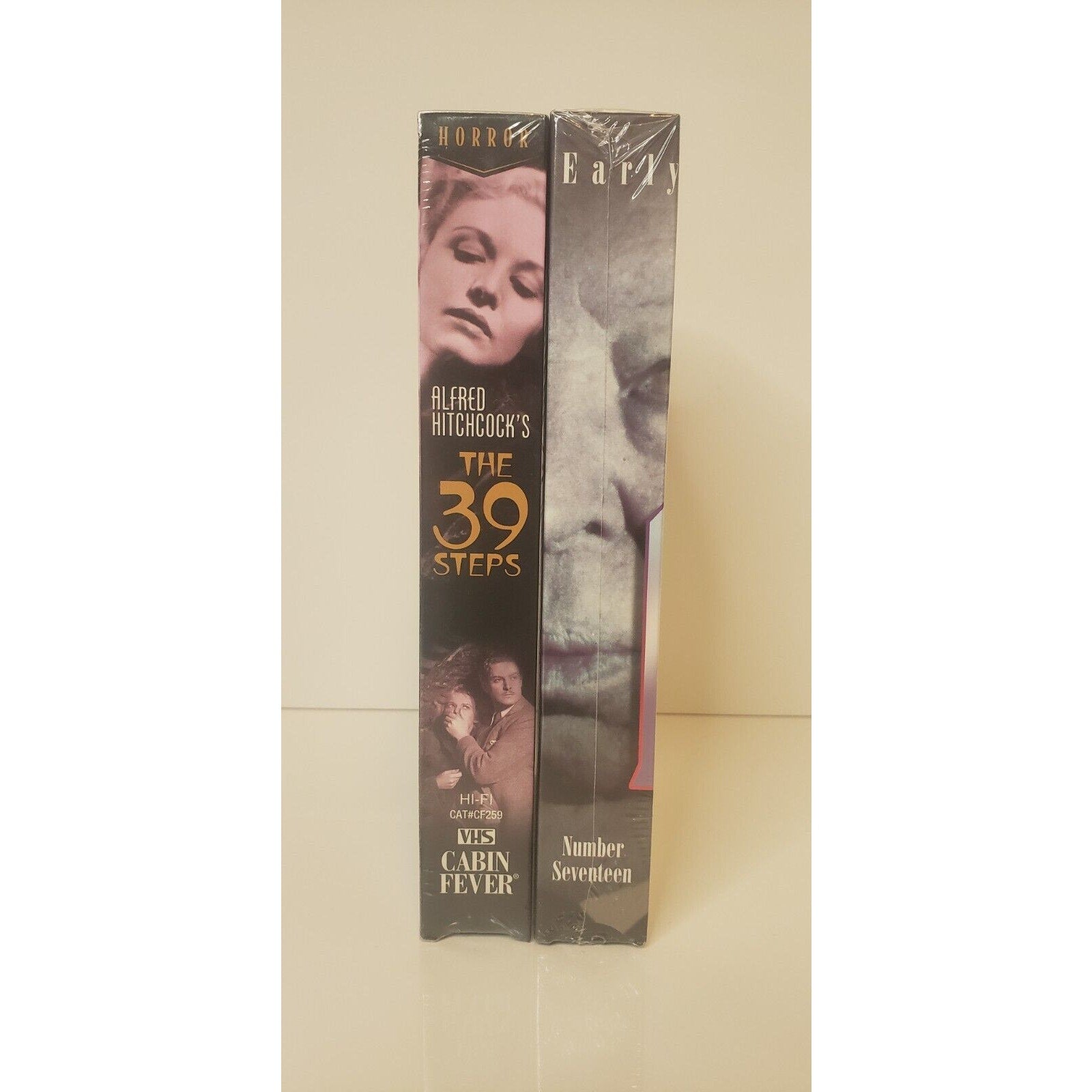 Alfred Hitchcock lot of 2 New Sealed VHS The 39 Steps & Number Seventeen
