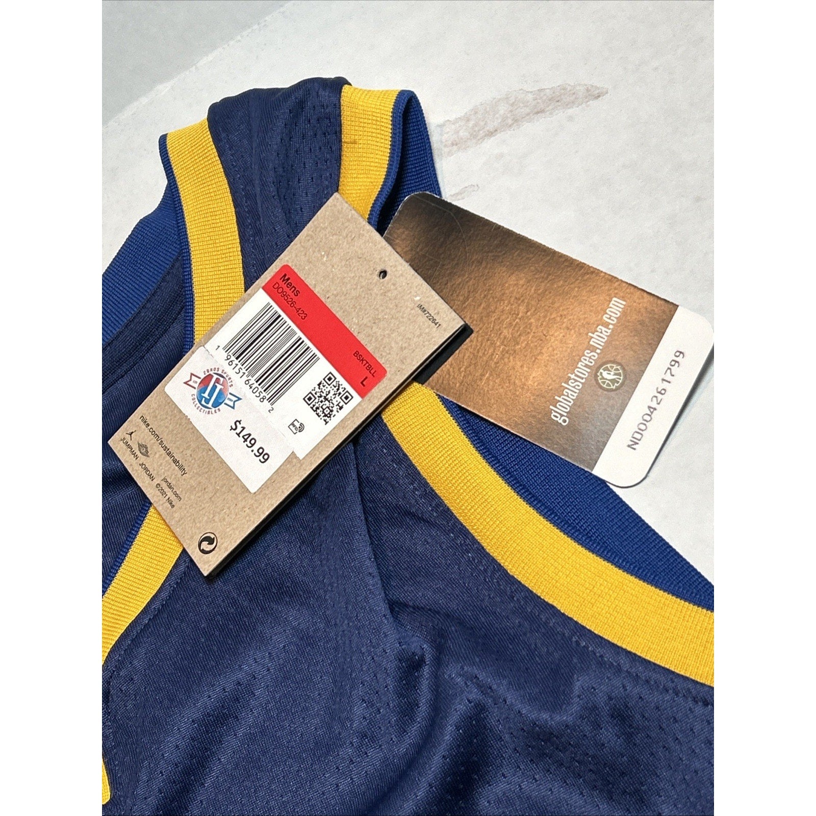 Stephen Curry #30 Golden State Warriors Nike Dri-Fit Basketball Jersey Size L