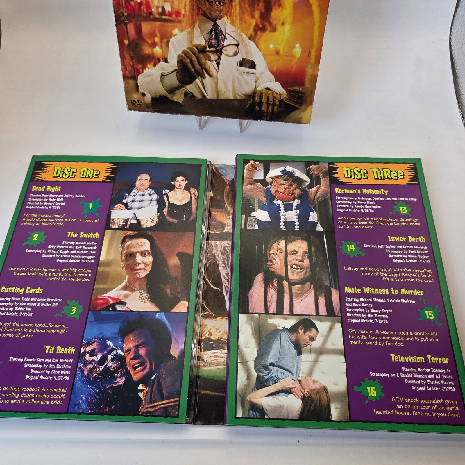 Tales From The Crypt Complete Second Season 3 Disc DVD Box Set HBO Horror