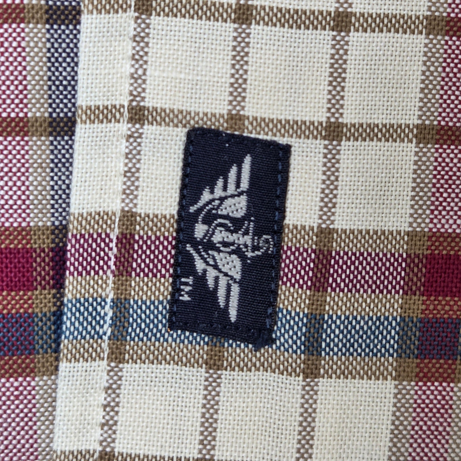 Dockers Mens XL Plaid Long Sleeve Button Down Cotton Shirt Wrinkle Free