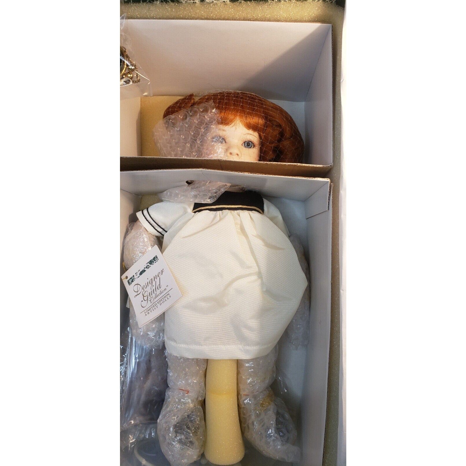 Designer Guild Alexis Porcelain Doll Lim Ed 194/2000 COA by Linda Steele 16"