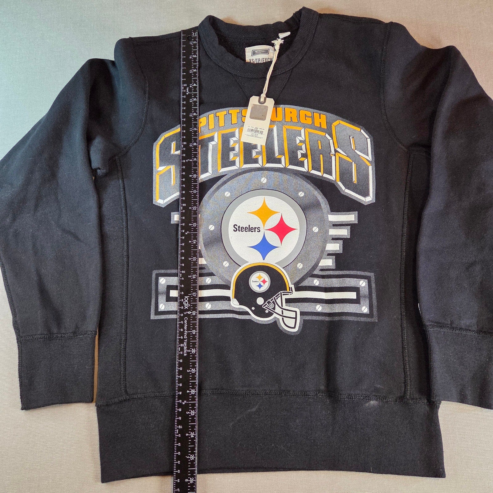 Pittsburgh Steelers Sweatshirt Tailgate Men’s XS Black NFL NWT Licensed 2019