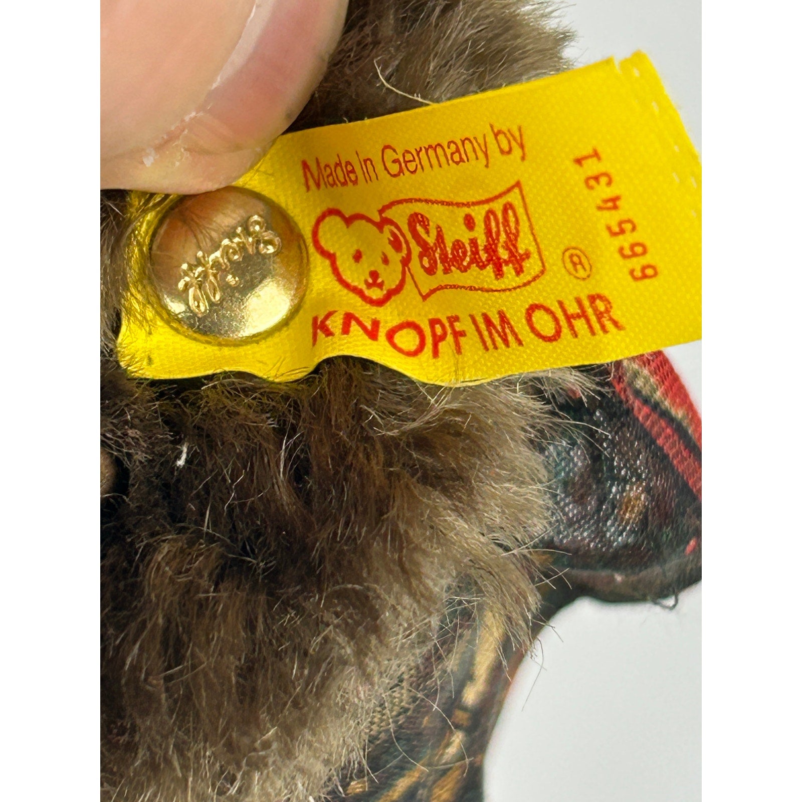 Steiff Ralph Lauren Safari Girl Bear LE 283/500 13" Germany w/Tags 665421