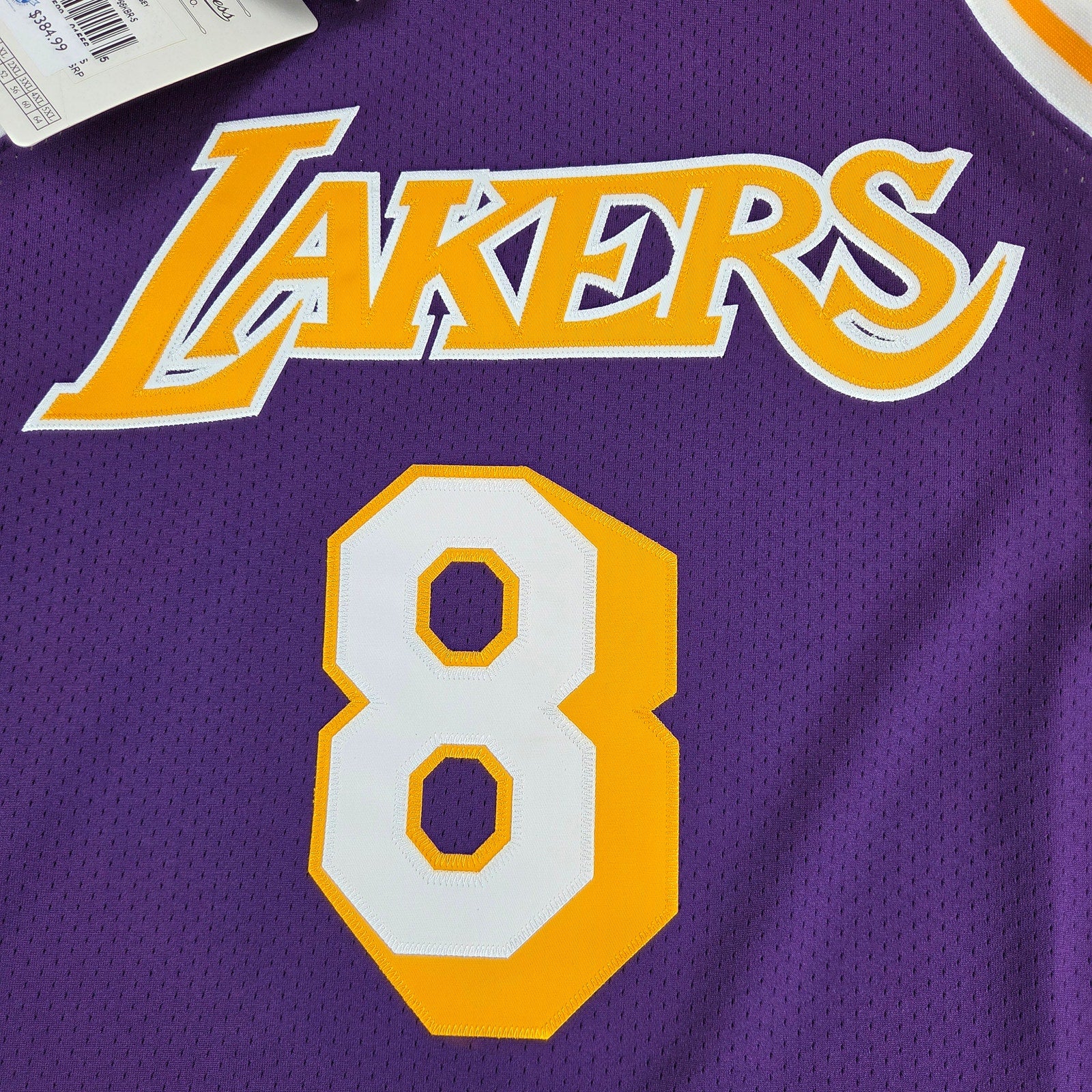Mitchell & Ness Kobe Bryant Lakers 1996-97 Authentic Road Jersey NWT 36 Small