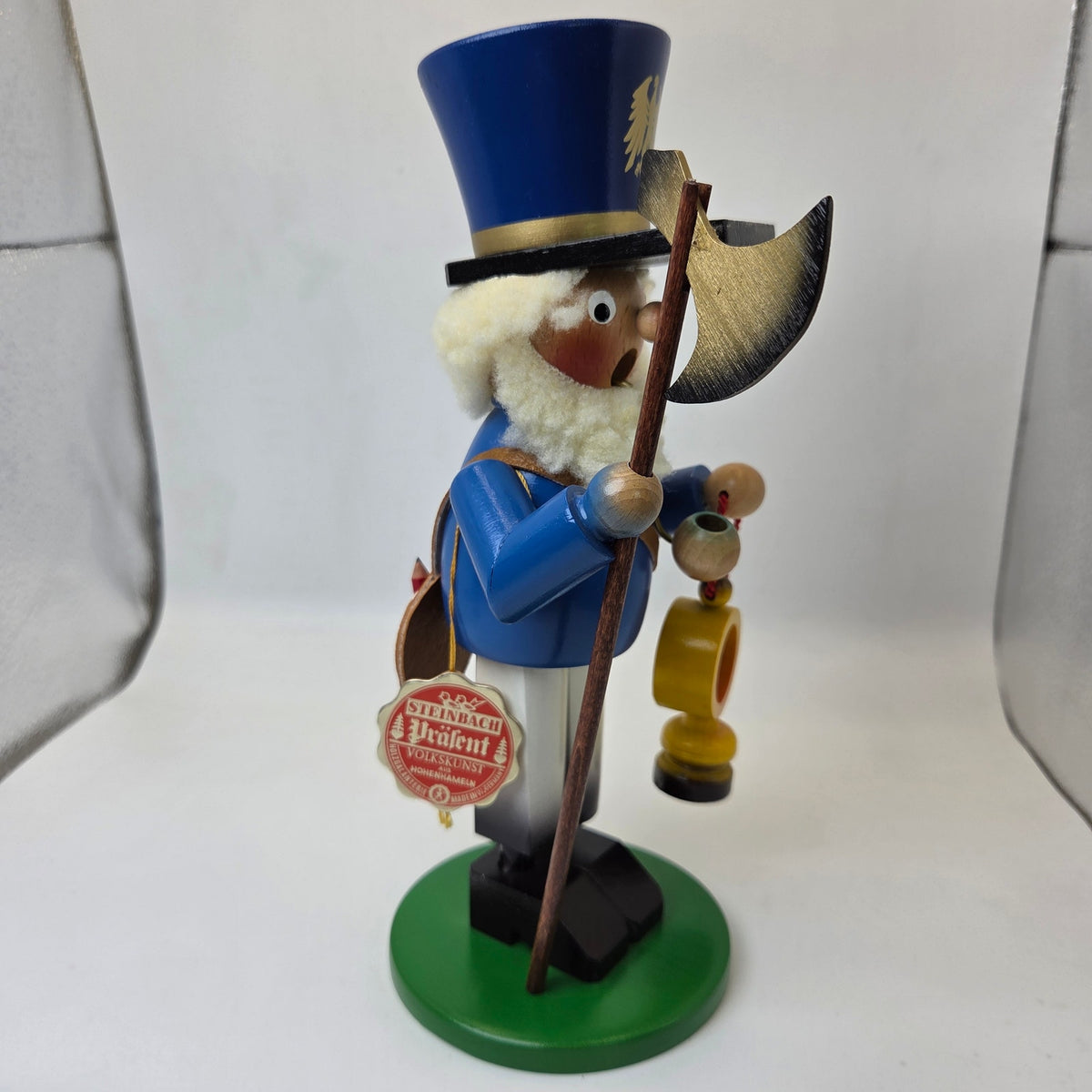 Steinbach West Germany Woodsman Smoker Nutcracker Axe Lantern Vintage