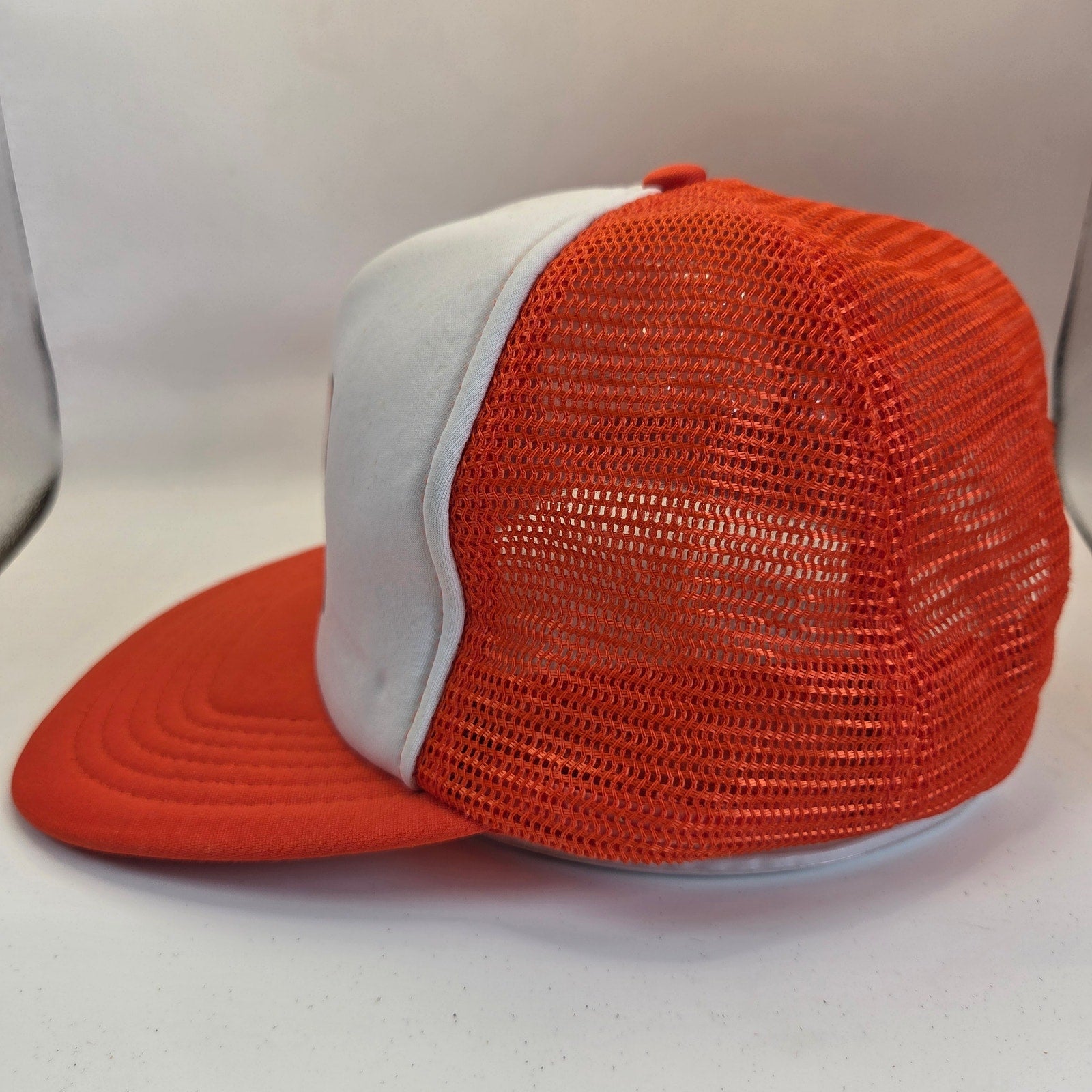 Vintage Trust Worthy Hardware Mesh Snapback Trucker Hat Taiwan Foam Front
