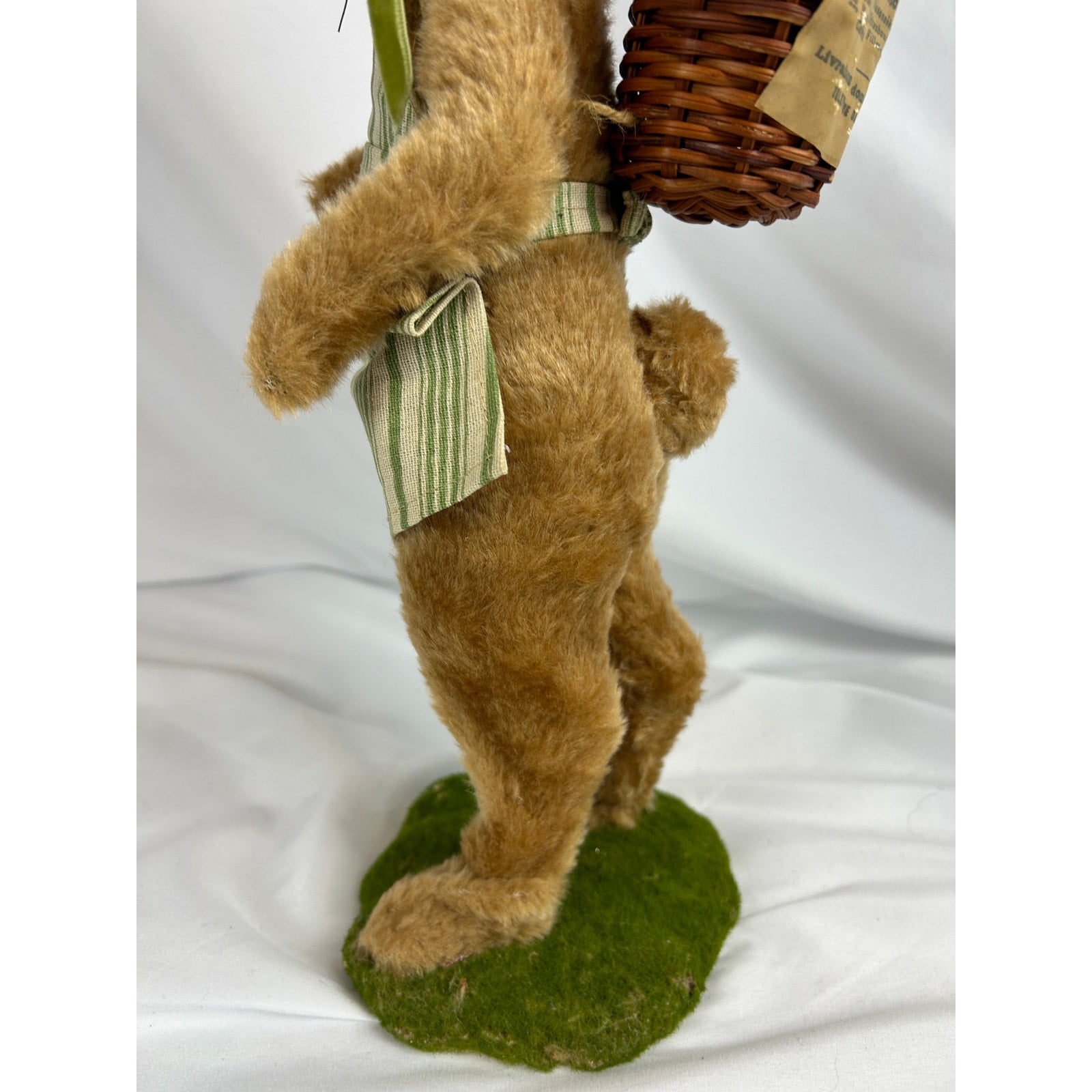 Bethany Lowe 16 Inch Easter Rabbit Maisons De Vente w Basket Display