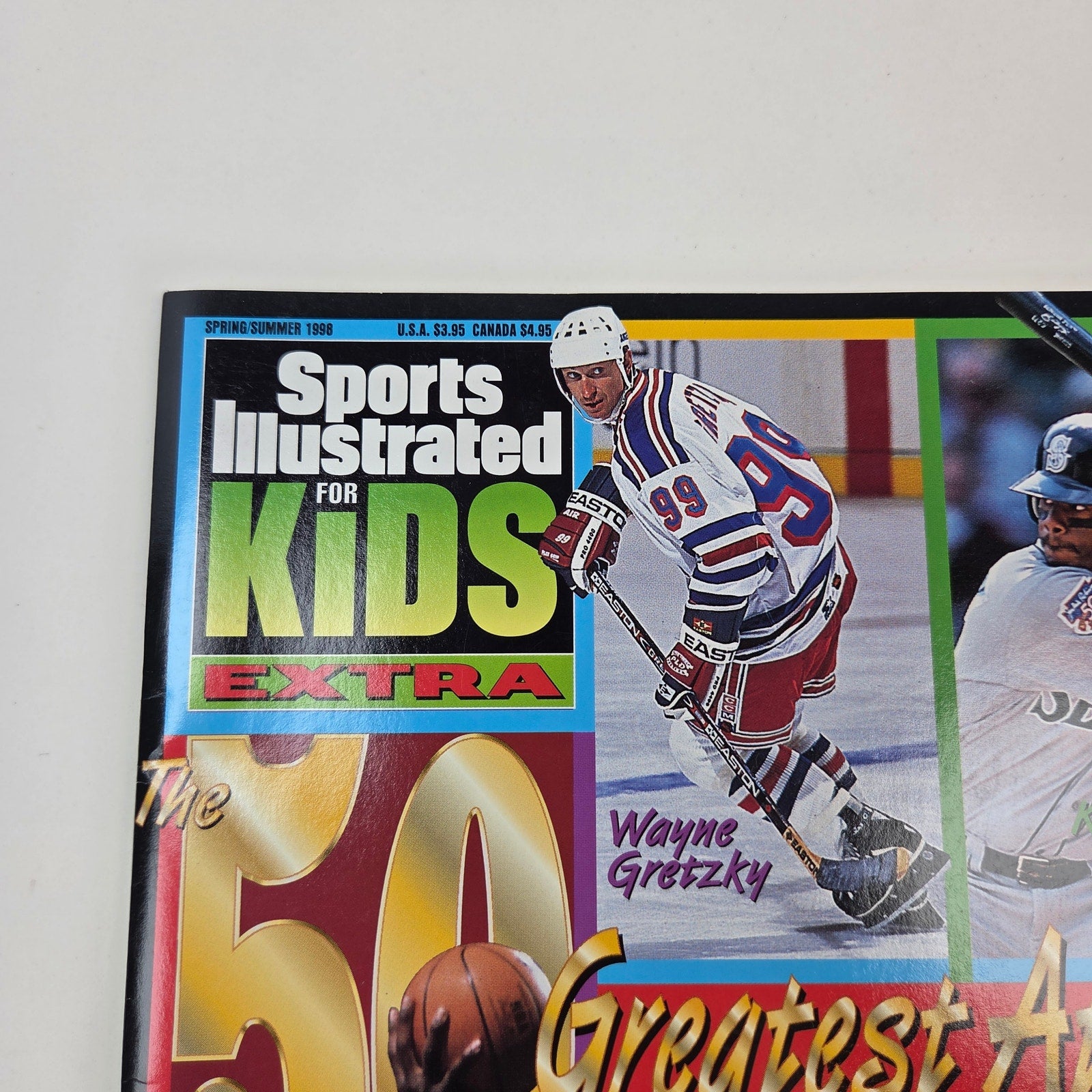 Sports Illustrated For Kids Extra 1998 50 Greatest Athletes Jordan Poster