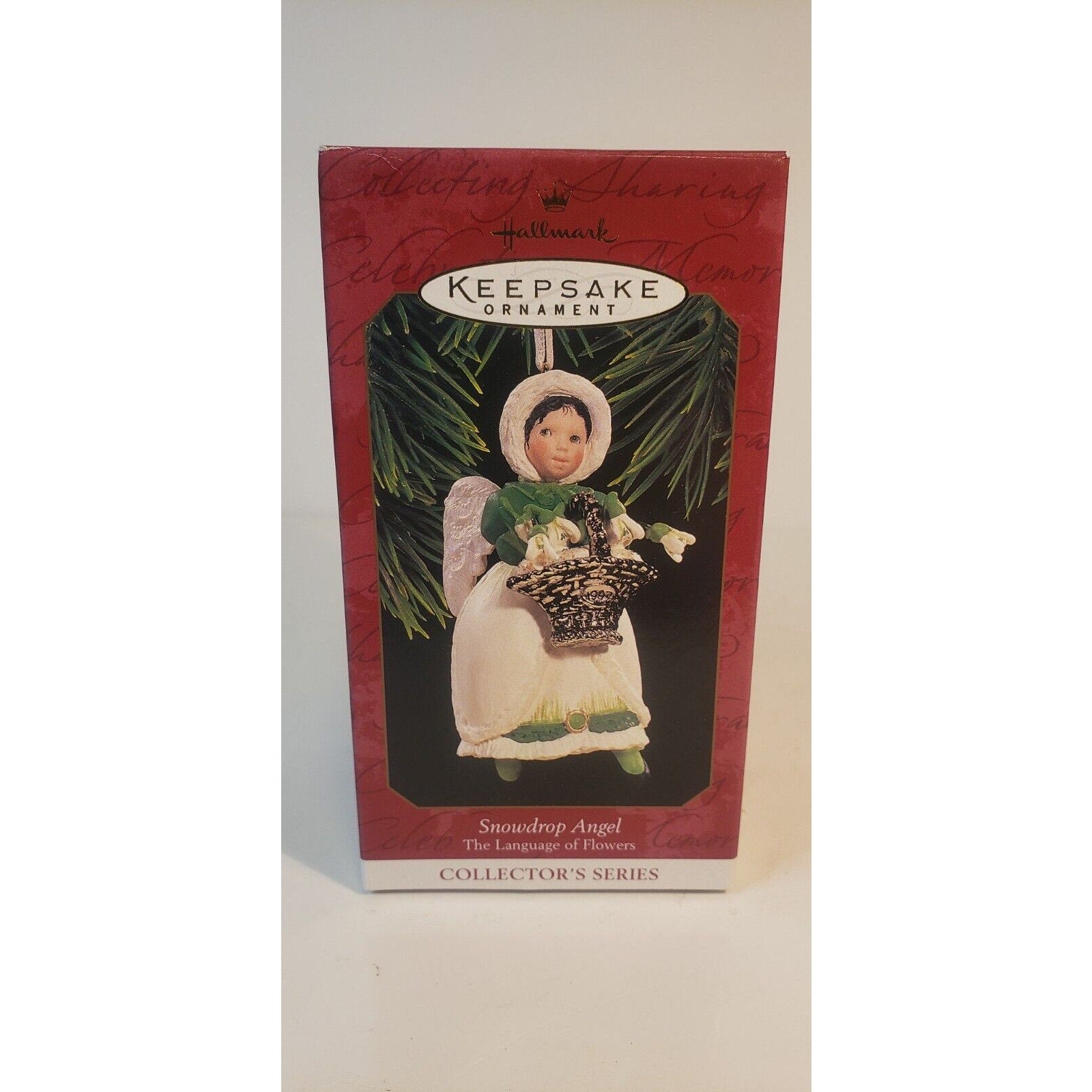 Hallmark Keepsake Ornament Snowdrop Angel 1997 The Language Of Flowers # 2 NIB